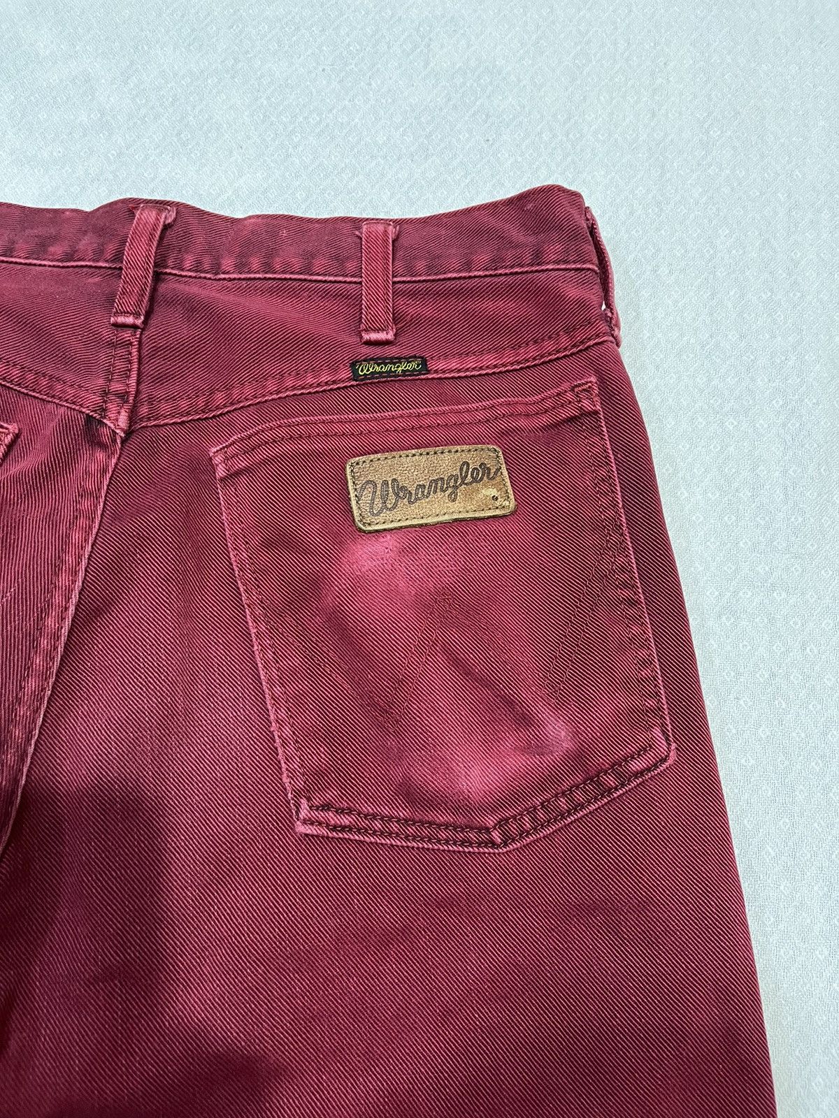 KMRii 🖤BLACKFRIDAY🖤Wrangler red dahlia flared jeans Size US 30 / EU 46 - 6 Thumbnail