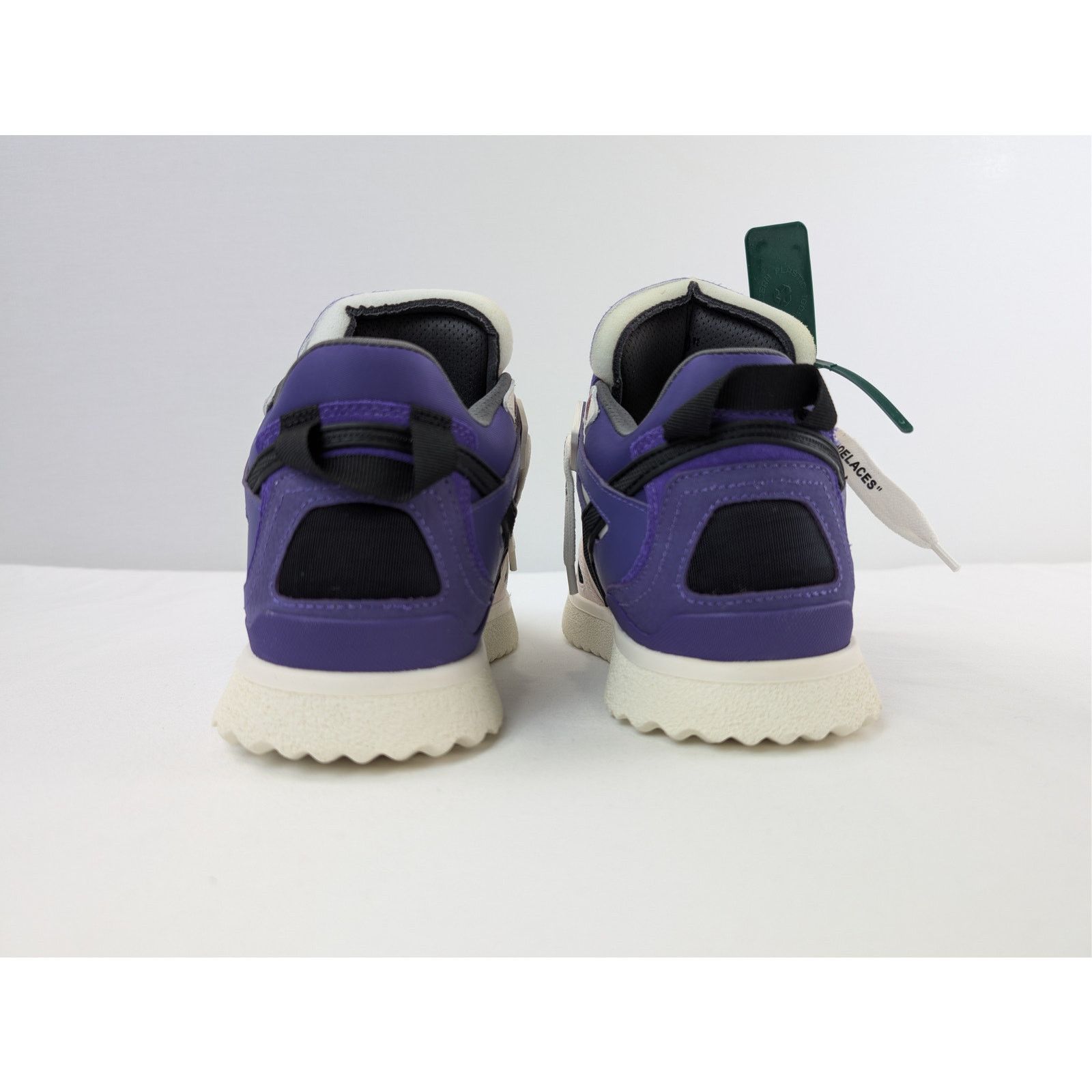 Off-White o1rshd1 Mid Top Sponge Sneakers in Purple/Black Size US 7 / EU 40 - 12 Thumbnail