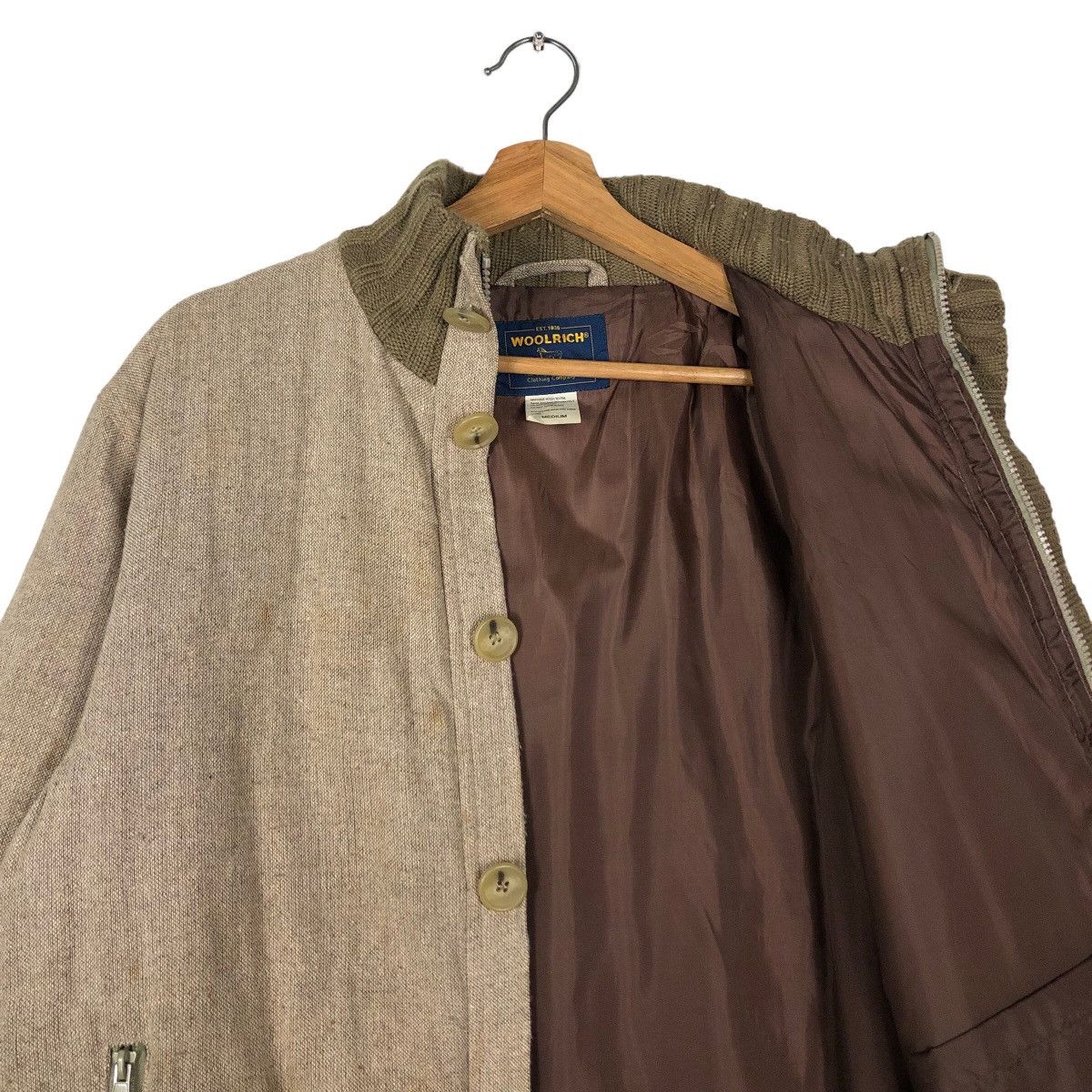 Japanese Brand 🔥Vintage Wool Bomber Jacket Woolrich USA Size US M / EU 48-50 / 2 - 10 Thumbnail