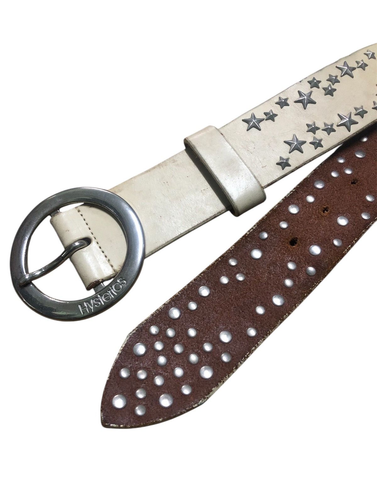 Hysteric Glamour × Vintage Leather Belt Hysteric Glamour Vintage Design Size ONE SIZE - 3 Thumbnail