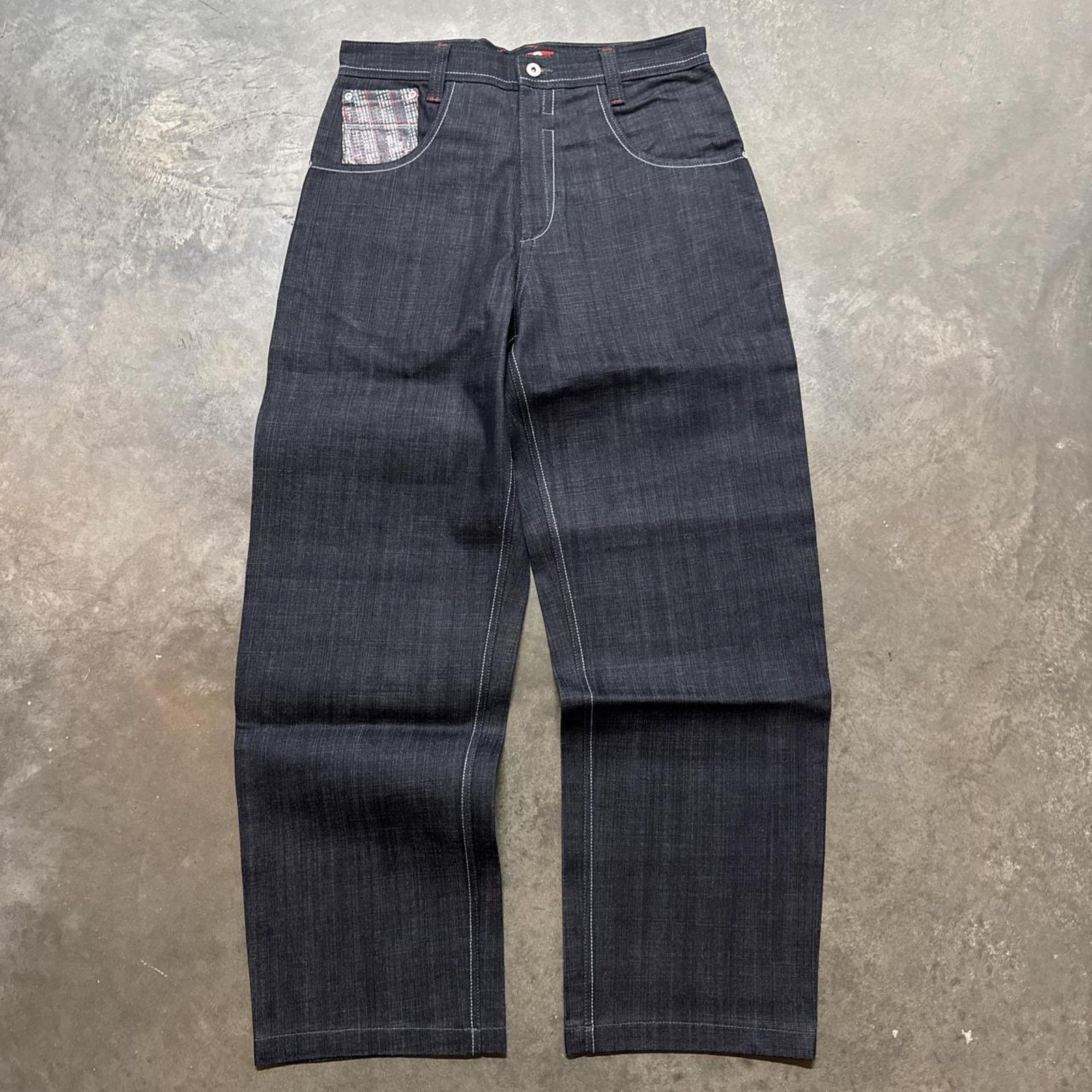 Southpole × Vintage Vintage Y2K 00s Southpole Grunge Skater Baggy Denim Jeans Size US 34 / EU 50 - 4 Thumbnail