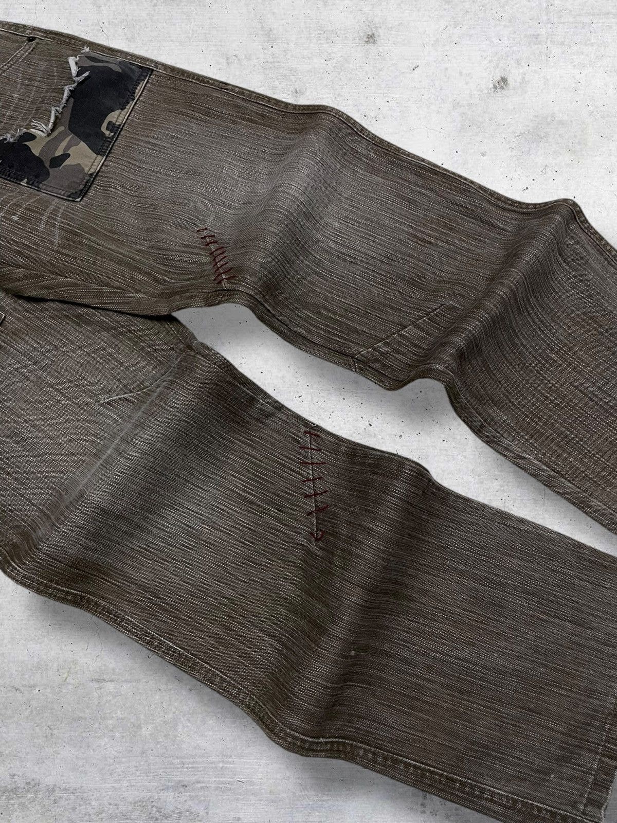 KMRii VINTAGE GUMU INTERNATIONAL OG JAPAN DESIGNER COMBAT DENIM Size US 30 / EU 46 - 6 Thumbnail