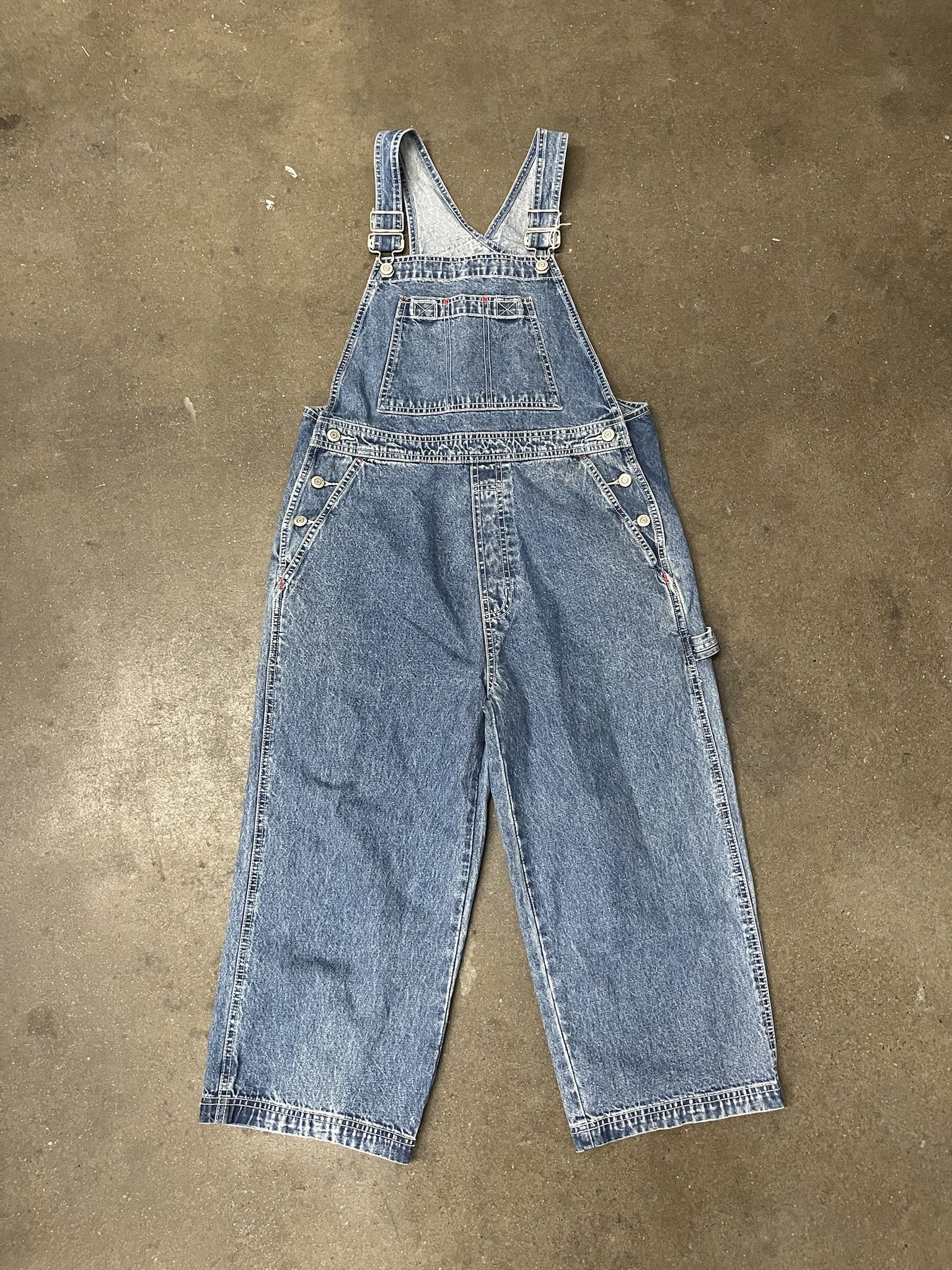 Carhartt × Gap × Vintage Vintage 2000s Gap Denim Overalls Size Small Size US S / EU 44-46 / 1 - 1 Thumbnail