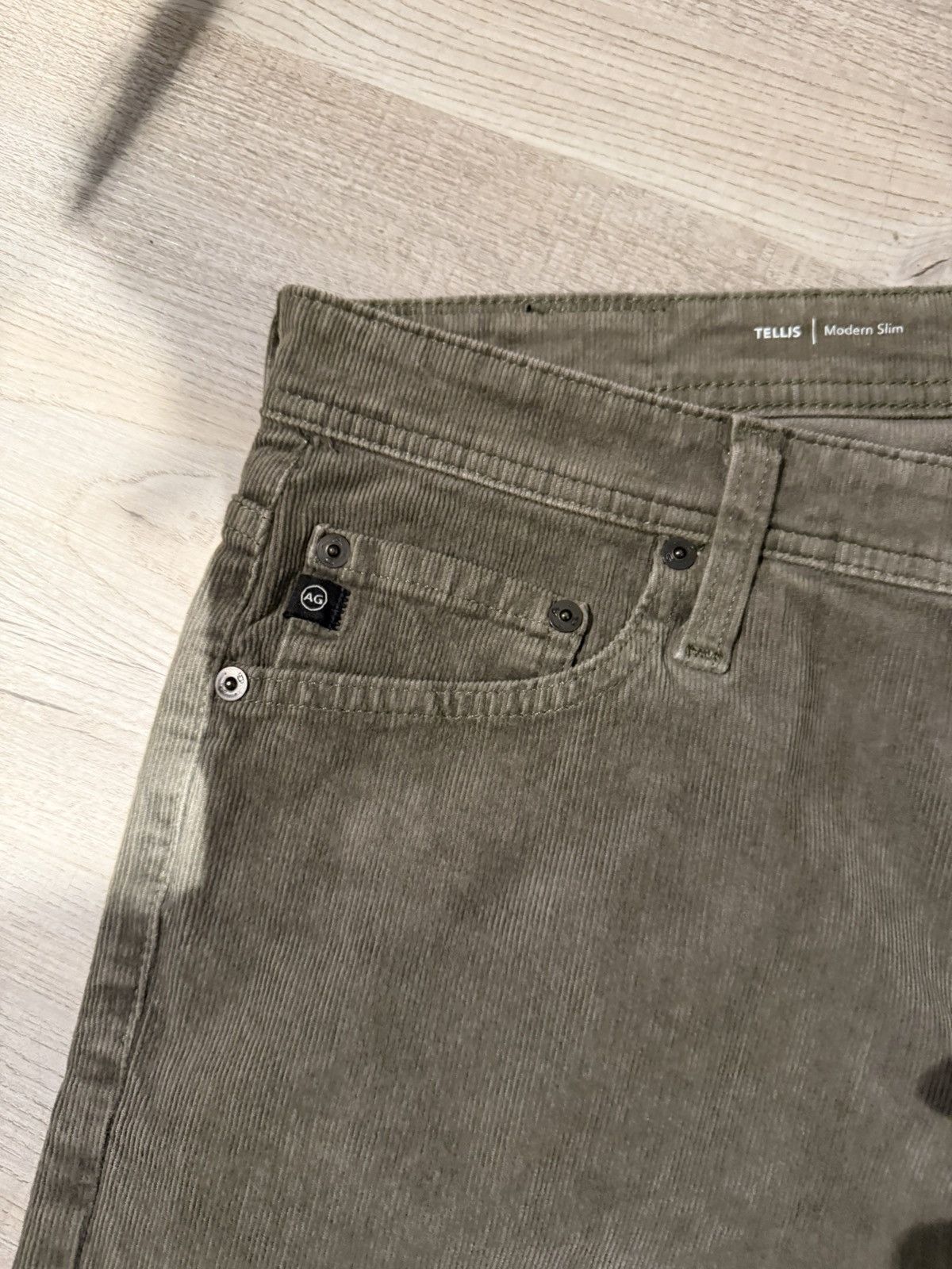 AG Adriano Goldschmied AG LA corduroy pants Size US 33 - 2 Thumbnail