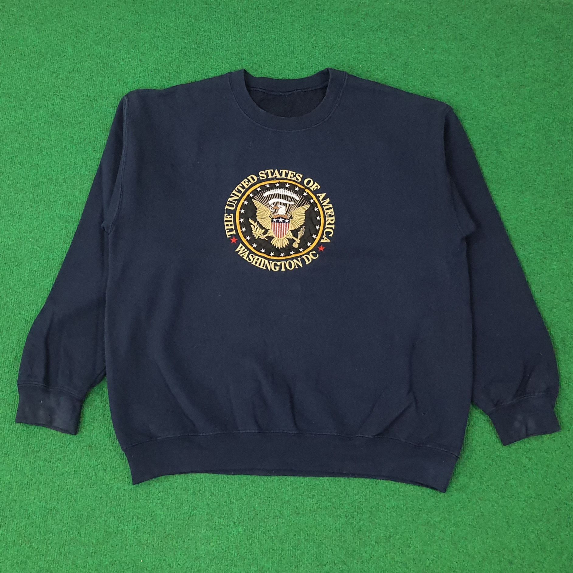 Vintage Vintage Washington DC United State Sweatshirt C257N27 Size US L / EU 52-54 / 3 - 1 Thumbnail