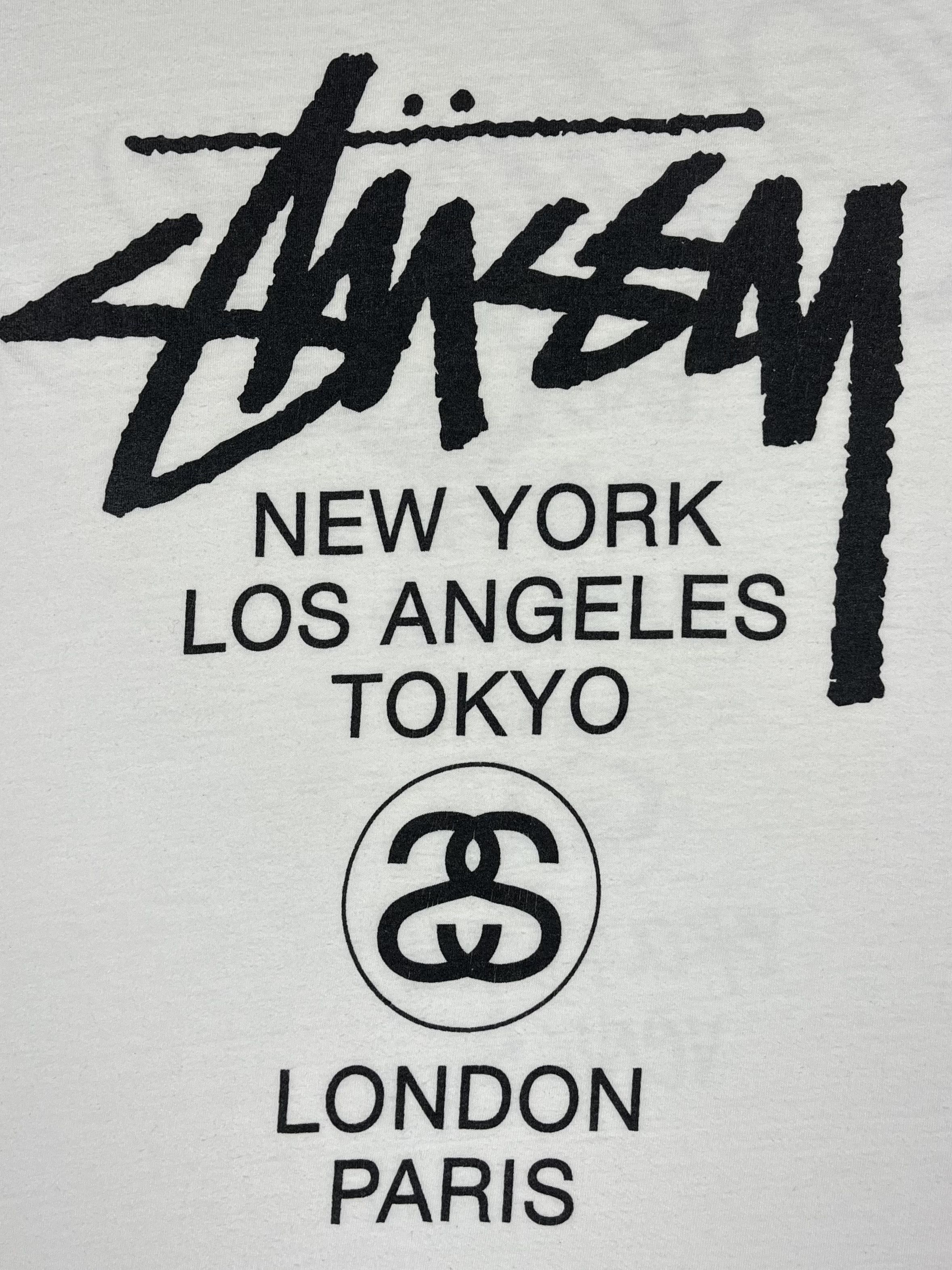 Stussy Vintage Stussy Tour Graffiti Y2K Big Logo T Shirt 2000’s Size US XL / EU 56 / 4 - 13 Thumbnail