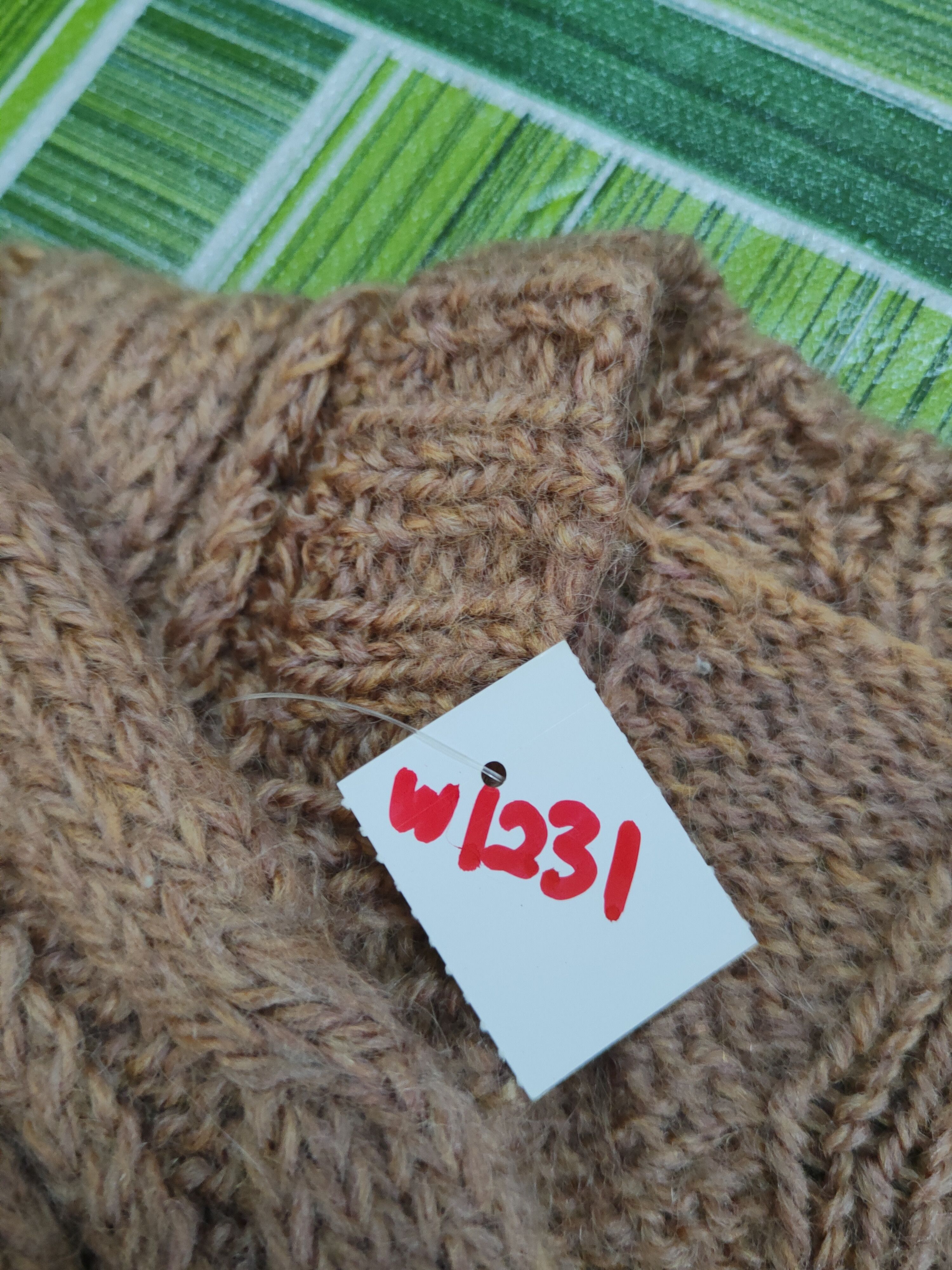 Japanese Brand Japan vintage faded Brown ripped Knitwear Cardigan #W1231 Size S / US 4 / IT 40 - 13 Thumbnail