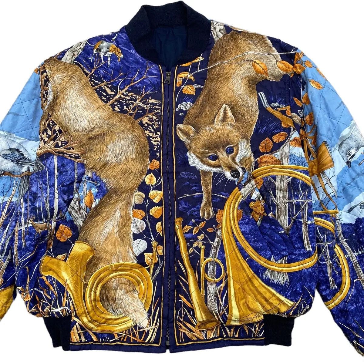Hermes Hermes Carl de parcevaux Reversible Silk Jacket Size US M / EU 48-50 / 2 - 2 Thumbnail