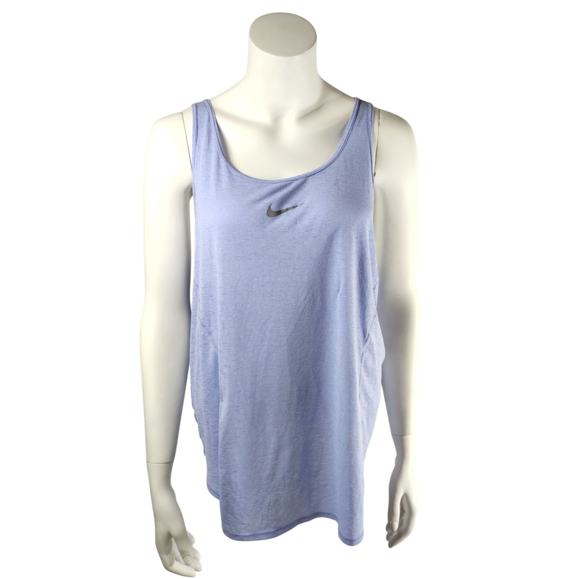 Nike Nike Dri-Fit Womens Large Light Blue Sleeveless Racerback Po Size L / US 10 / IT 46 - 1 Thumbnail