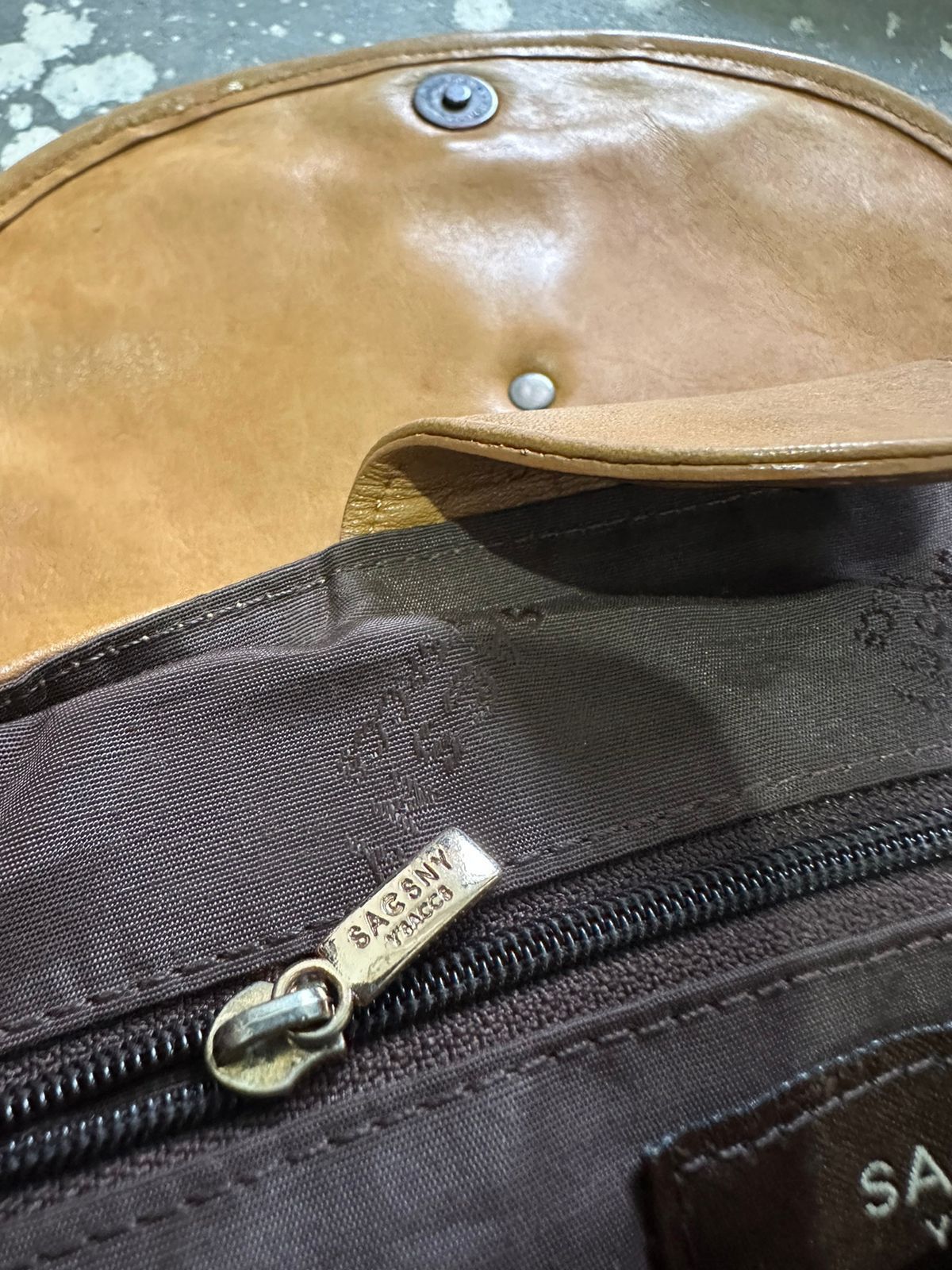 Yohji Yamamoto 🔥Vintage Ysaccs Yohji Yamamoto Leather Crossbody/ Sling bag Size ONE SIZE - 12 Thumbnail