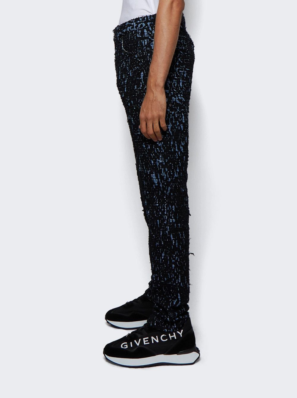 Givenchy o1mle0426 Skate Fit Pants in Black Size US 30 / EU 46 - 4 Thumbnail