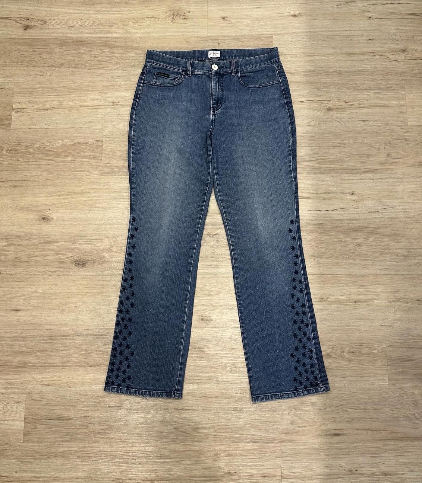 Calvin Klein Calvin Klein Mid Rise Jeans Stonewashed Flare Curvy 8 30x30 Size 30" / US 8 / IT 44 - 1 Thumbnail
