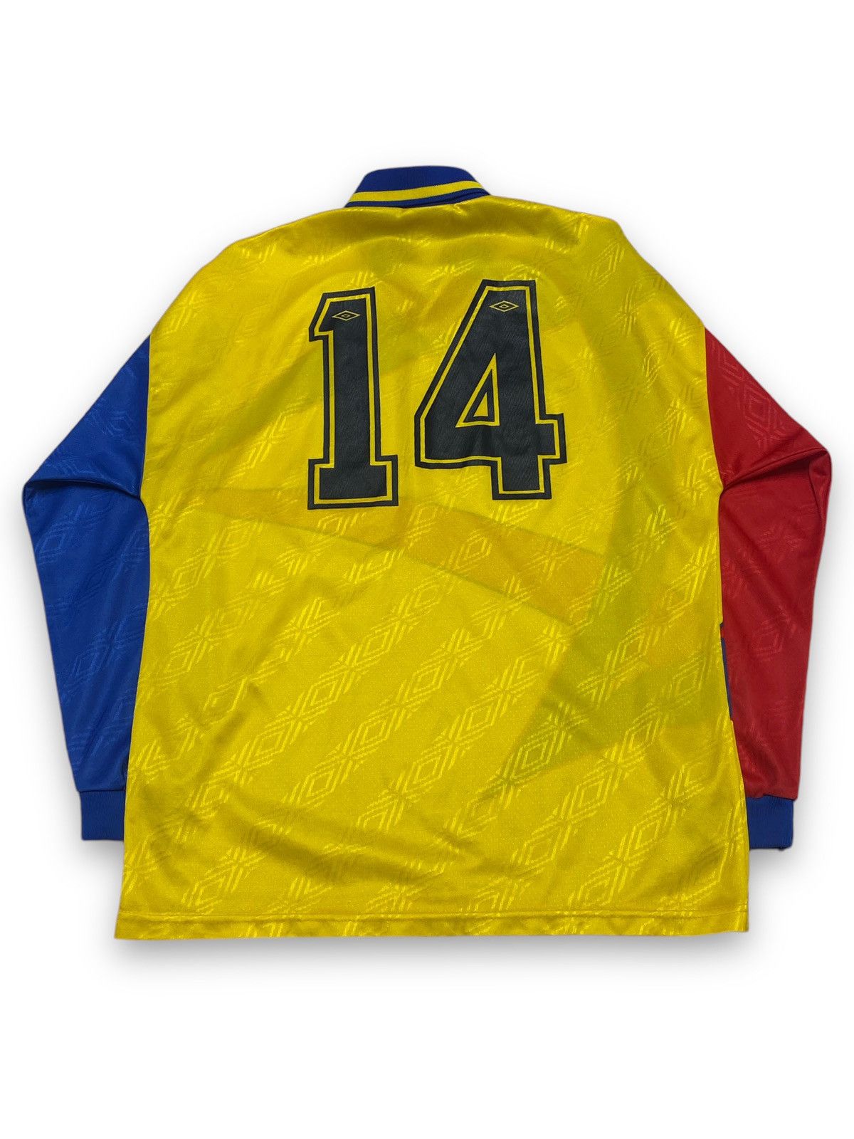 Umbro 90s Vintage UMBRO Crazy Longsleeved Jersey N14 Size US M / EU 48-50 / 2 - 6 Thumbnail