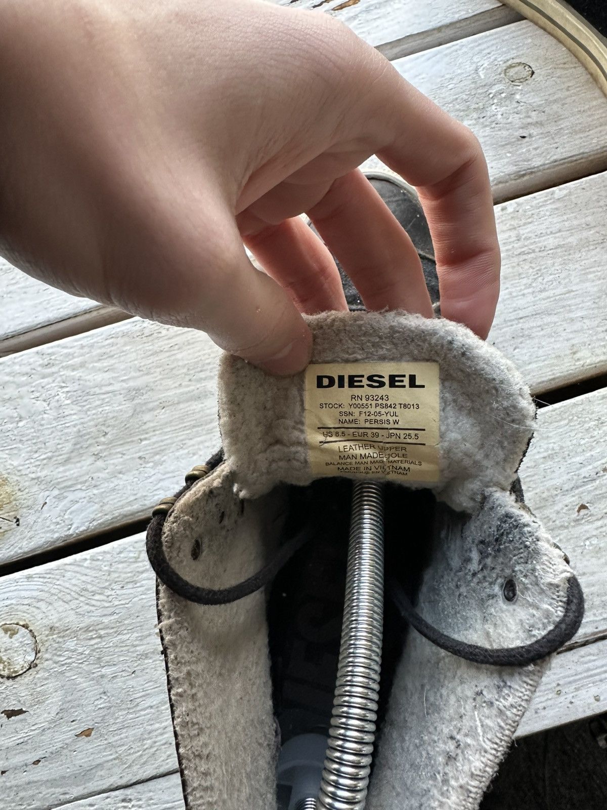 Diesel × If Six Was Nine 🚨DIESEL AVANT GARDE SHOES LEATHER SNEAKERS IFSIXWASNINE Size US 6 / EU 39 - 7 Thumbnail