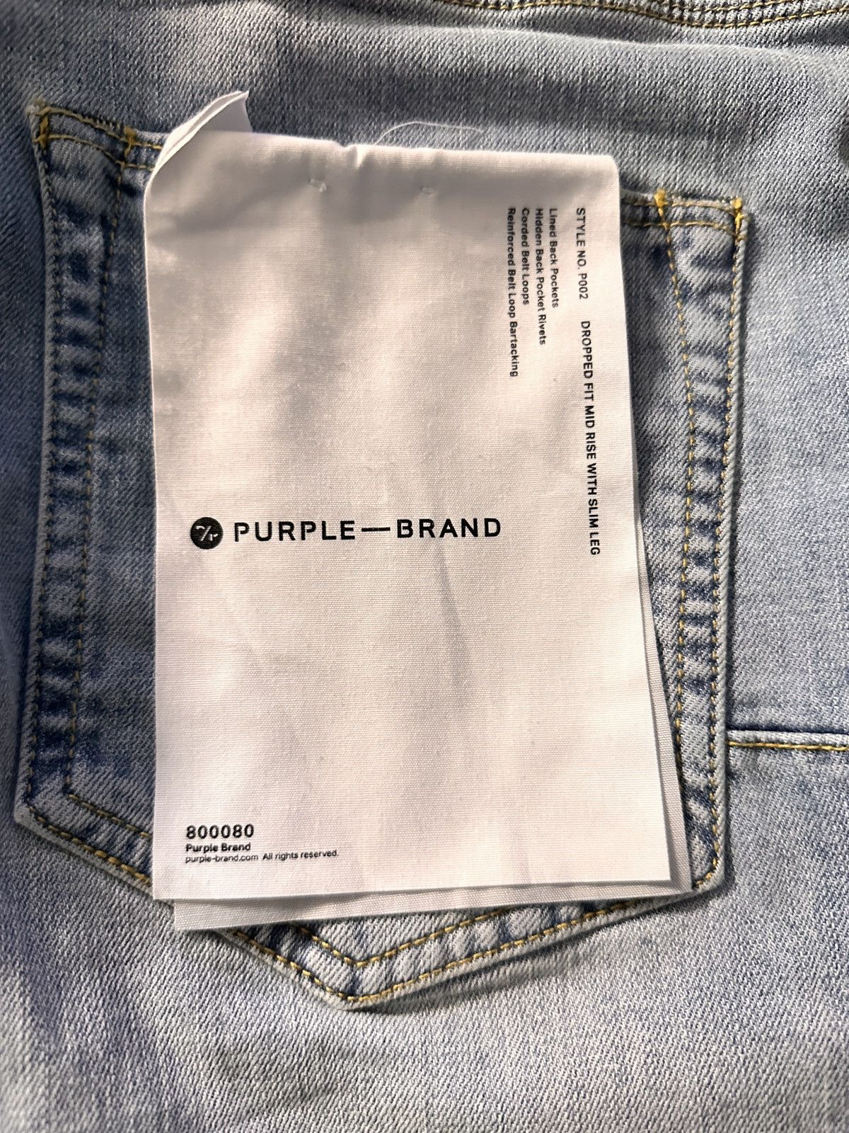 Purple Brand Purple Brand distressed finish slim fit jeans Size US 36 / EU 52 - 4 Thumbnail