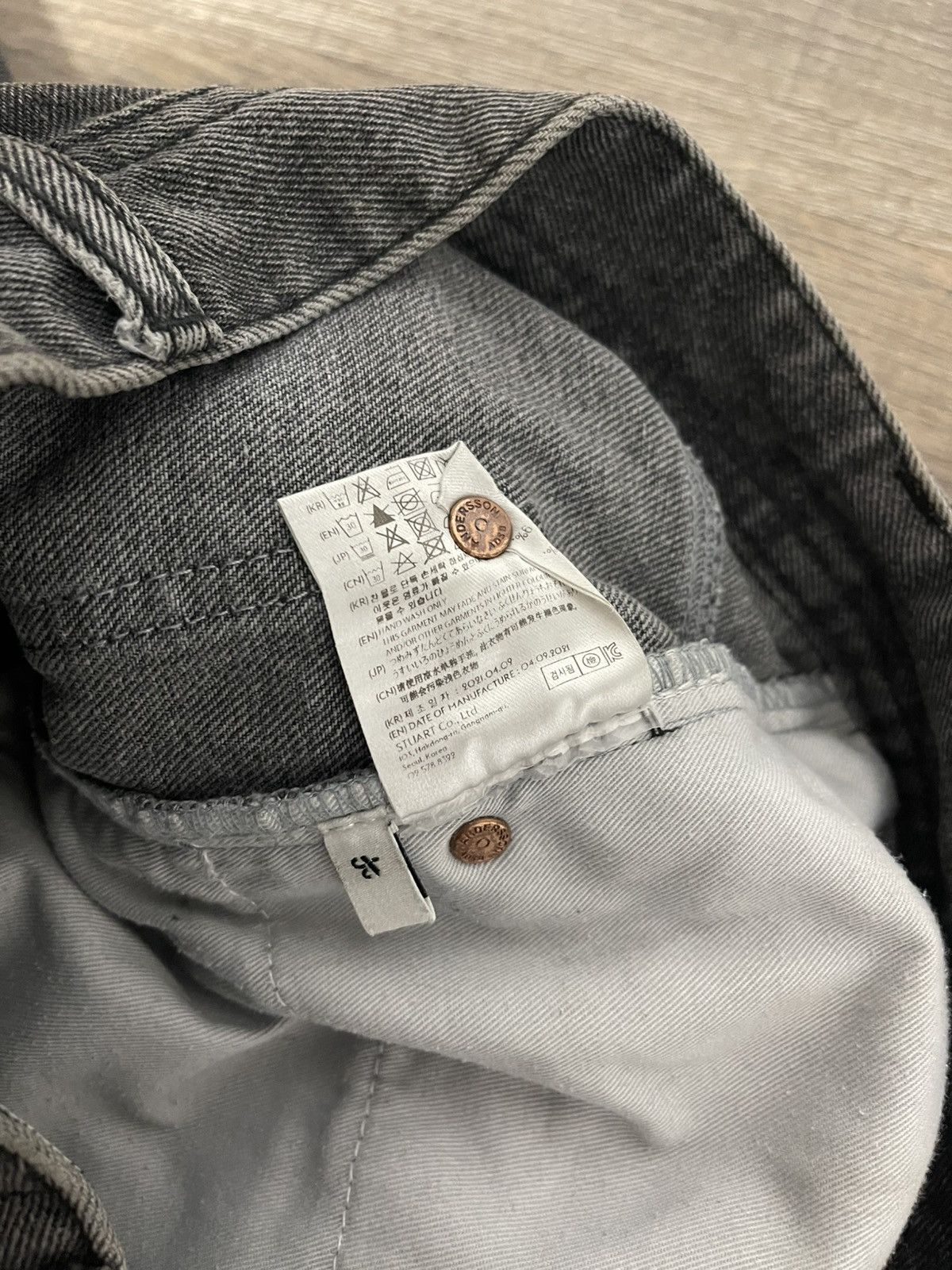 Andersson Bell Andersson Bell Grey Lucas Panel Jeans Size US 30 / EU 46 - 5 Thumbnail