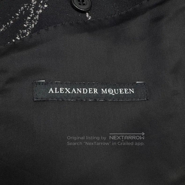 Alexander McQueen Alexander McQueen Graffiti Suit Jacket-yf. Size US L / EU 52-54 / 3 - 3 Thumbnail