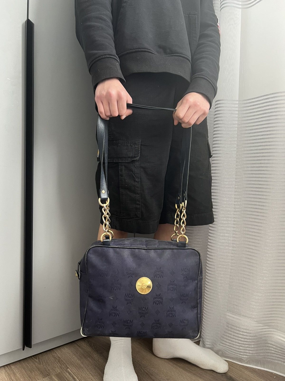 MCM MCM Blue Bag Monogram Size ONE SIZE - 1 Thumbnail