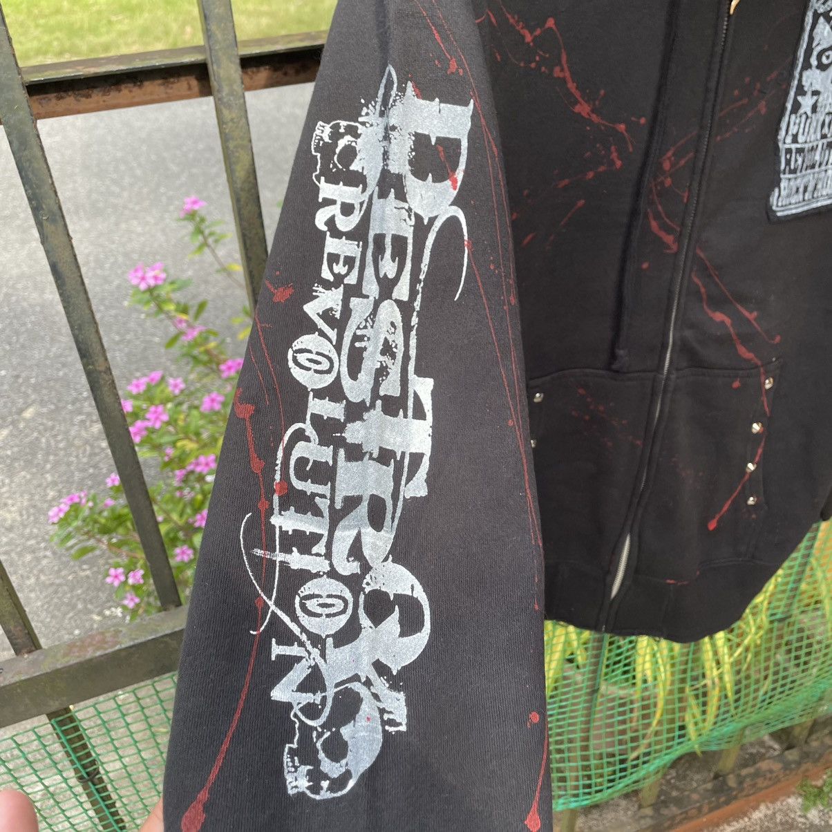 Dream And Destroy × Japanese Brand 🔥🇯🇵Destroy Big Skull Punk Bondage Full Zipper Sweater Hoodie Size US M / EU 48-50 / 2 - 8 Thumbnail