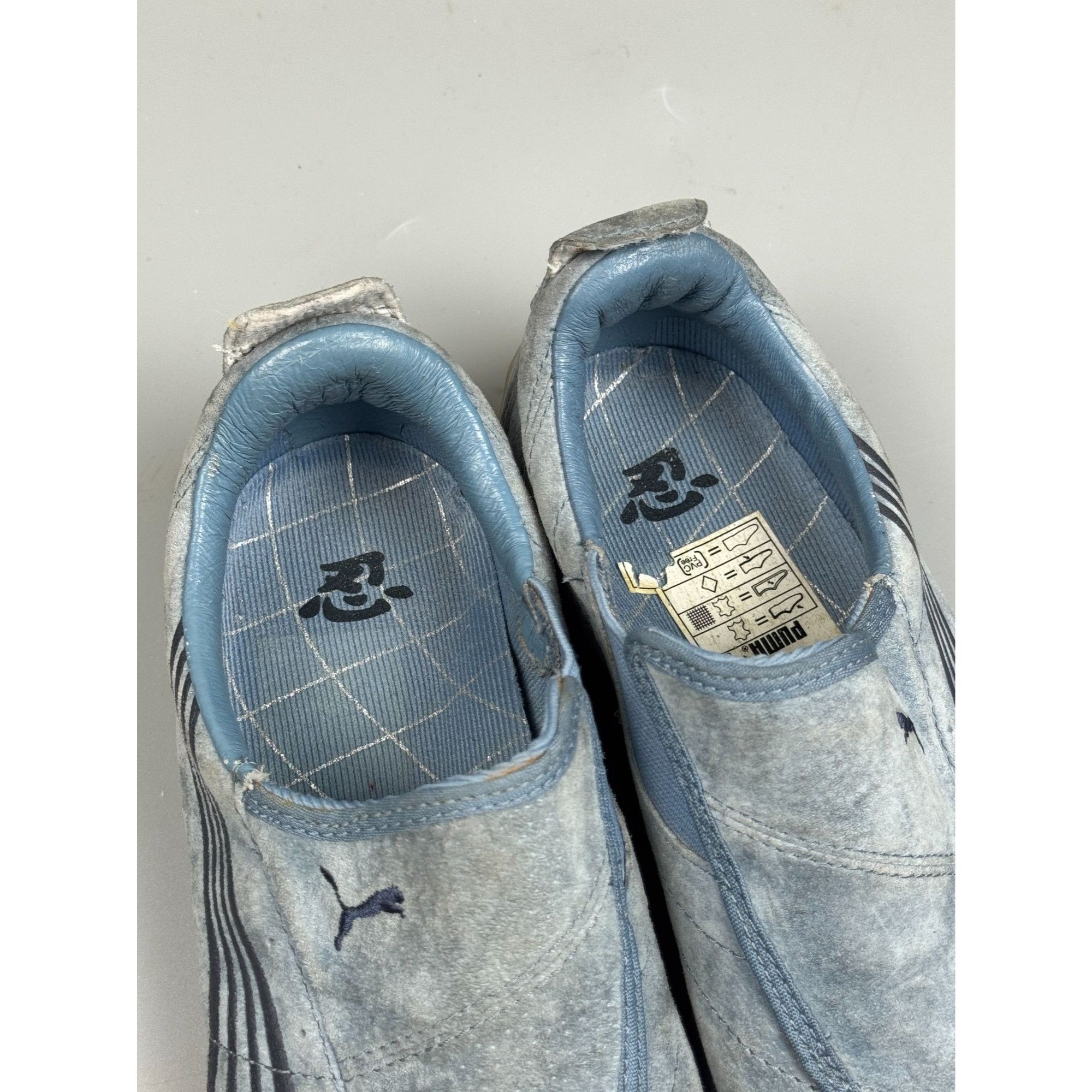 Puma Vintage Puma Uke Blue Suede Sneakers (Y1257) Size US 7 / IT 37 - 8 Thumbnail