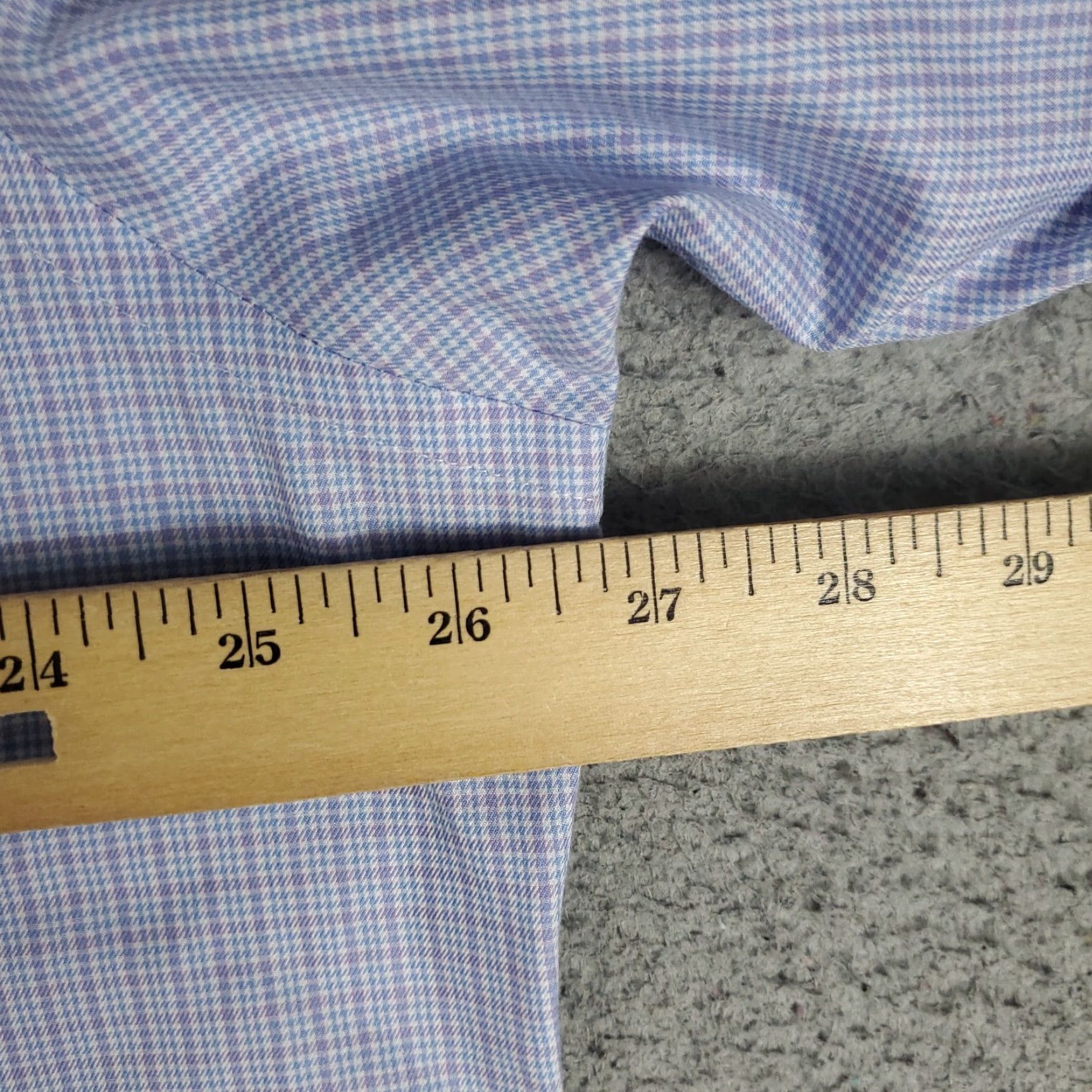 Brooks Brothers Brooks Brothers Dress Shirt Mens Size 18 Blue Plaid Long Sleeve Button Up Formal Casual Size 48R - 6 Thumbnail