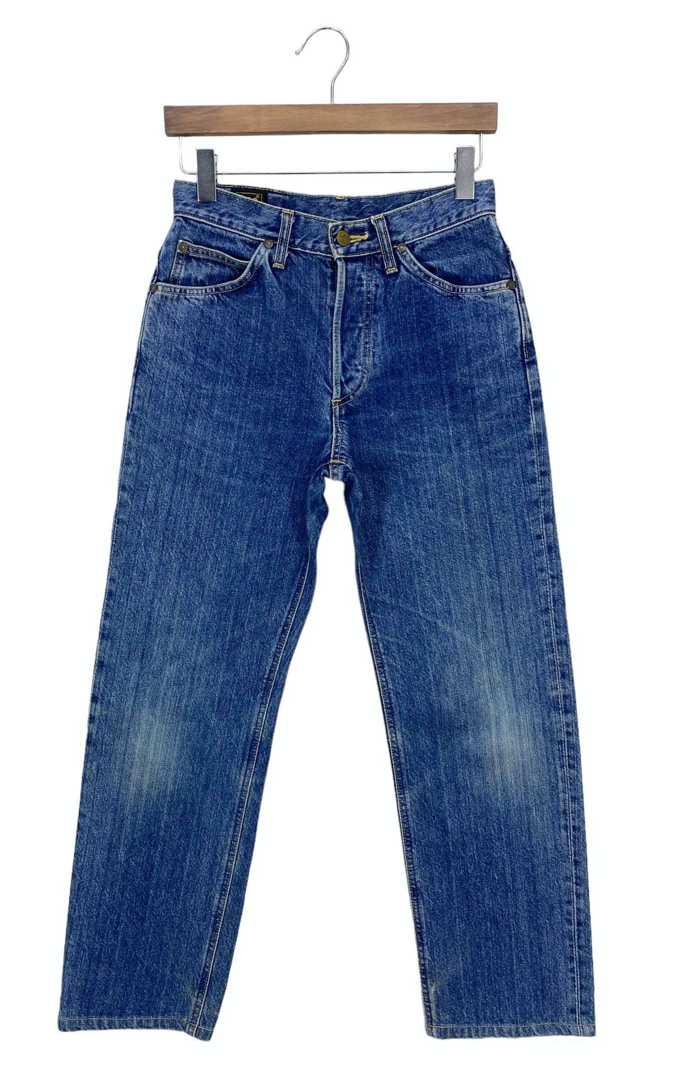 Edwin × Lee Lee x Edwin Jeans Dark Blue Wash Jeans Size 27" / US 4 / IT 40 - 2 Thumbnail