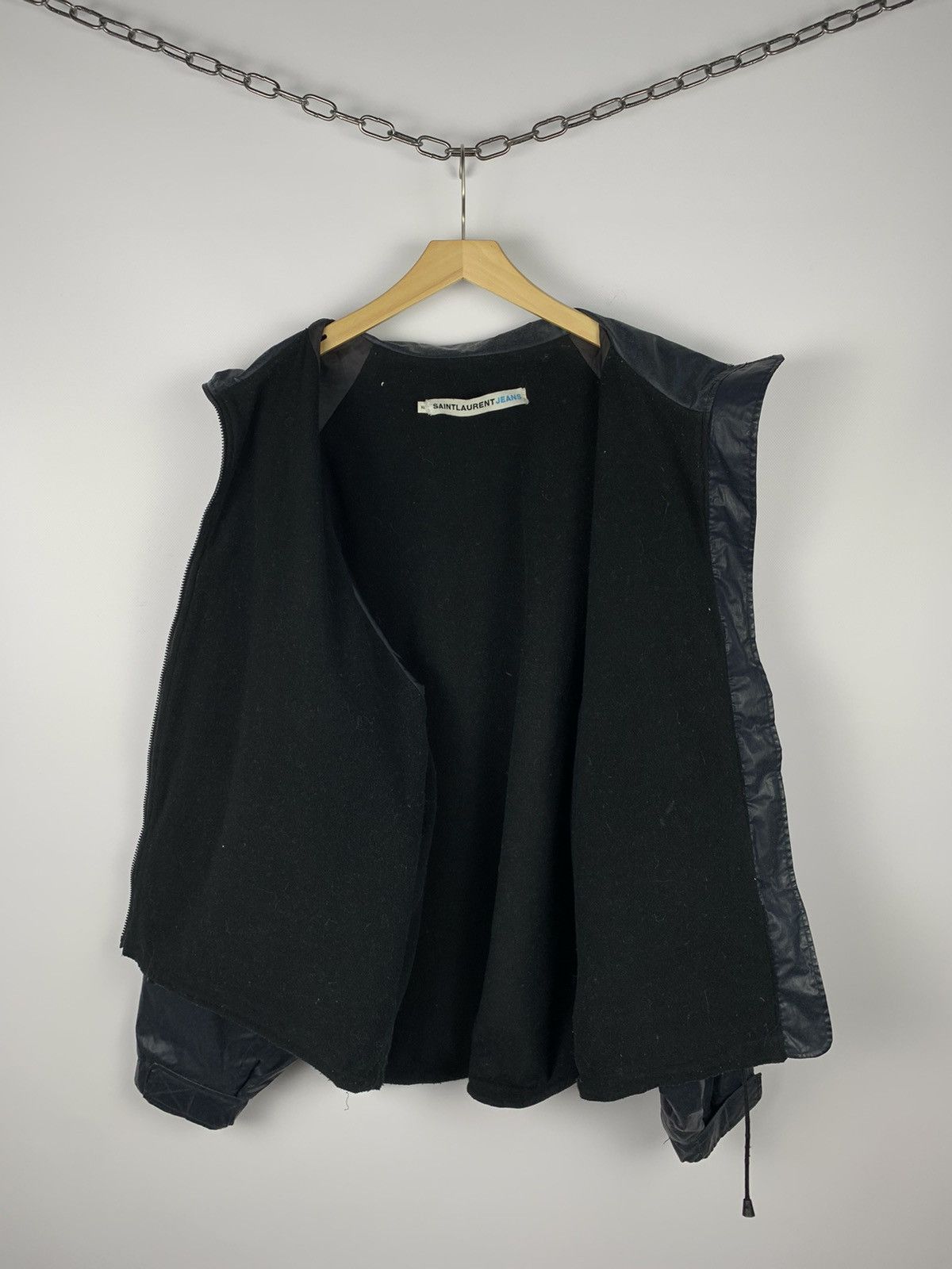 Yves Saint Laurent Vintage Saint Laurent Jeans Full Zip Jacket Resin Rare 90’s Size US XL / EU 56 / 4 - 17 Thumbnail