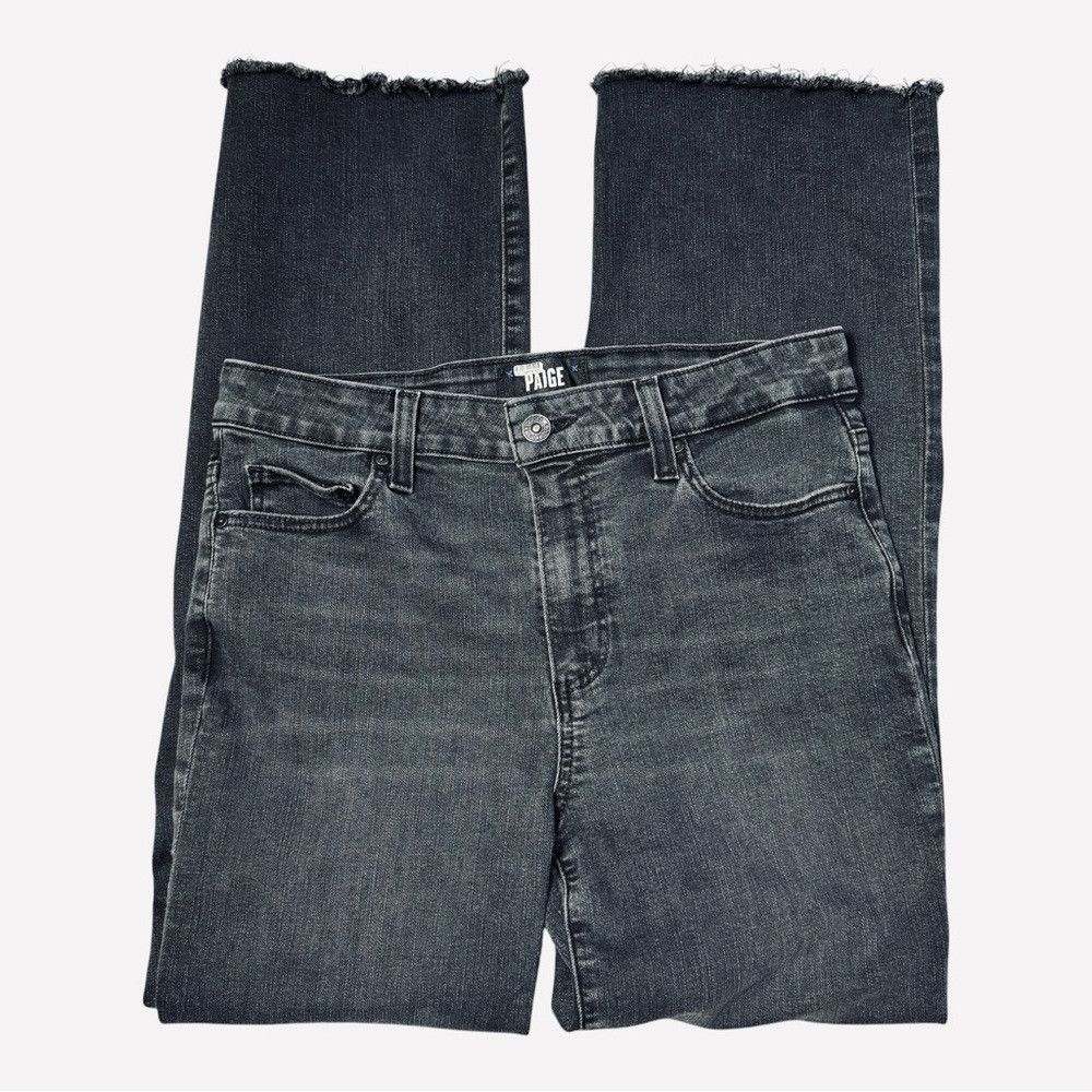 Paige PAIGE Atley Ankle Flare Jeans In Black Willow Size 27'' Size 27" / US 4 / IT 40 - 4 Thumbnail