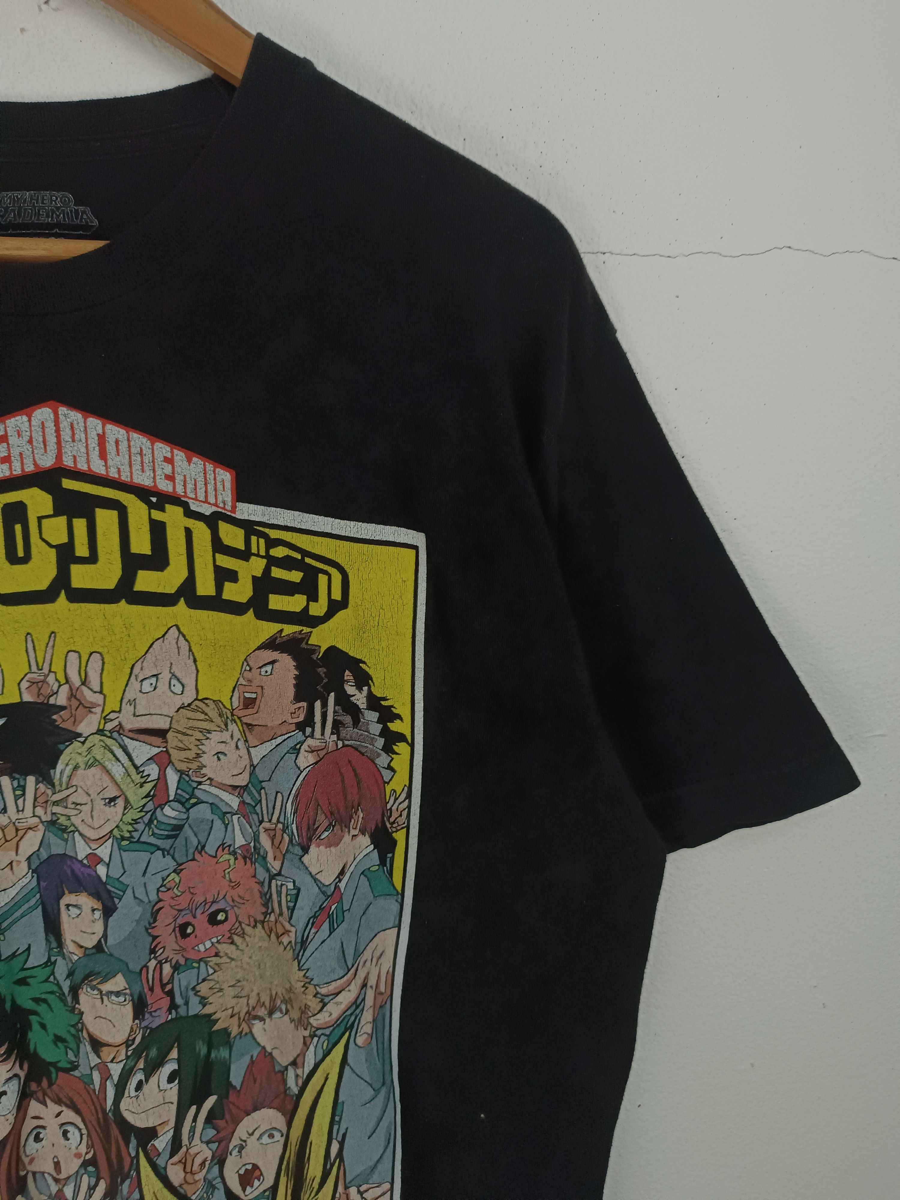 Anime VINTAGE MY HERO ACADEMIA FULL LINEUP HERO TEE bleach naruto Size US L / EU 52-54 / 3 - 6 Thumbnail