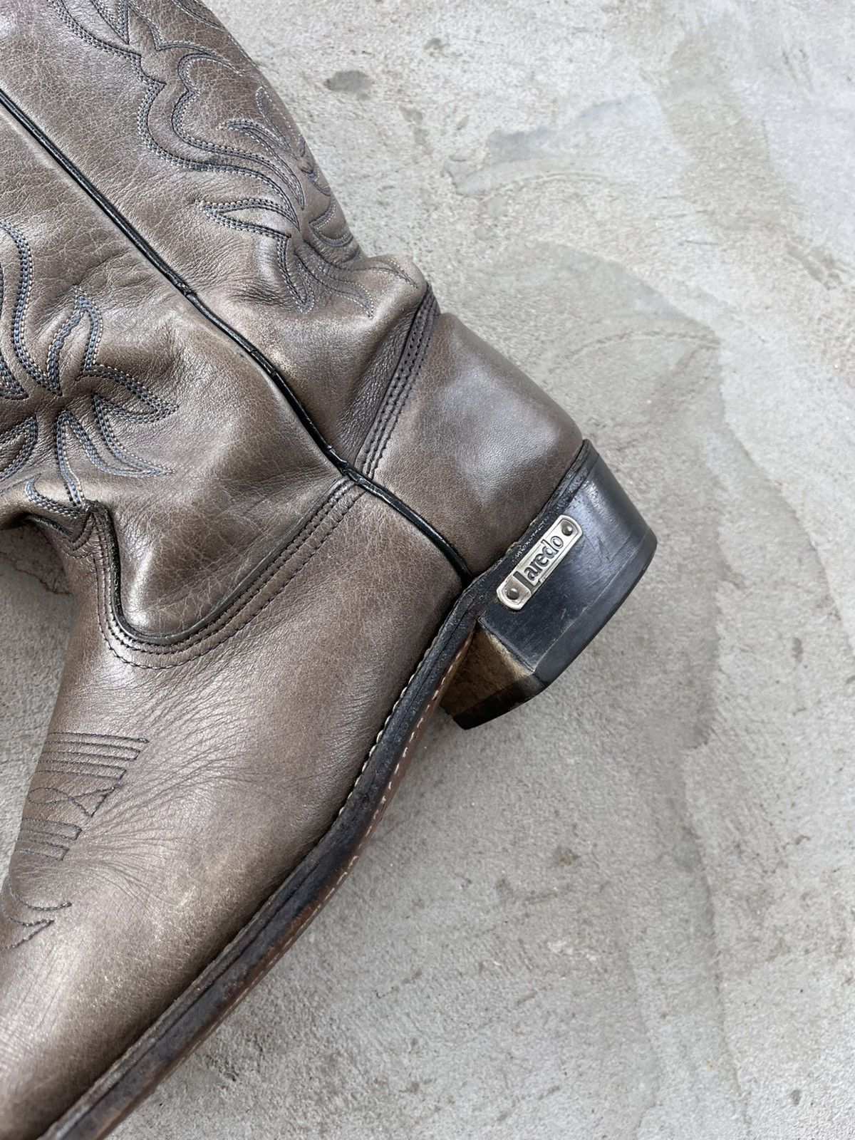Cowboy Equipment Vintage Laredo Western Cowboy Leather Boots Rare Avant-Garde Size US 9 / EU 42 - 8 Thumbnail