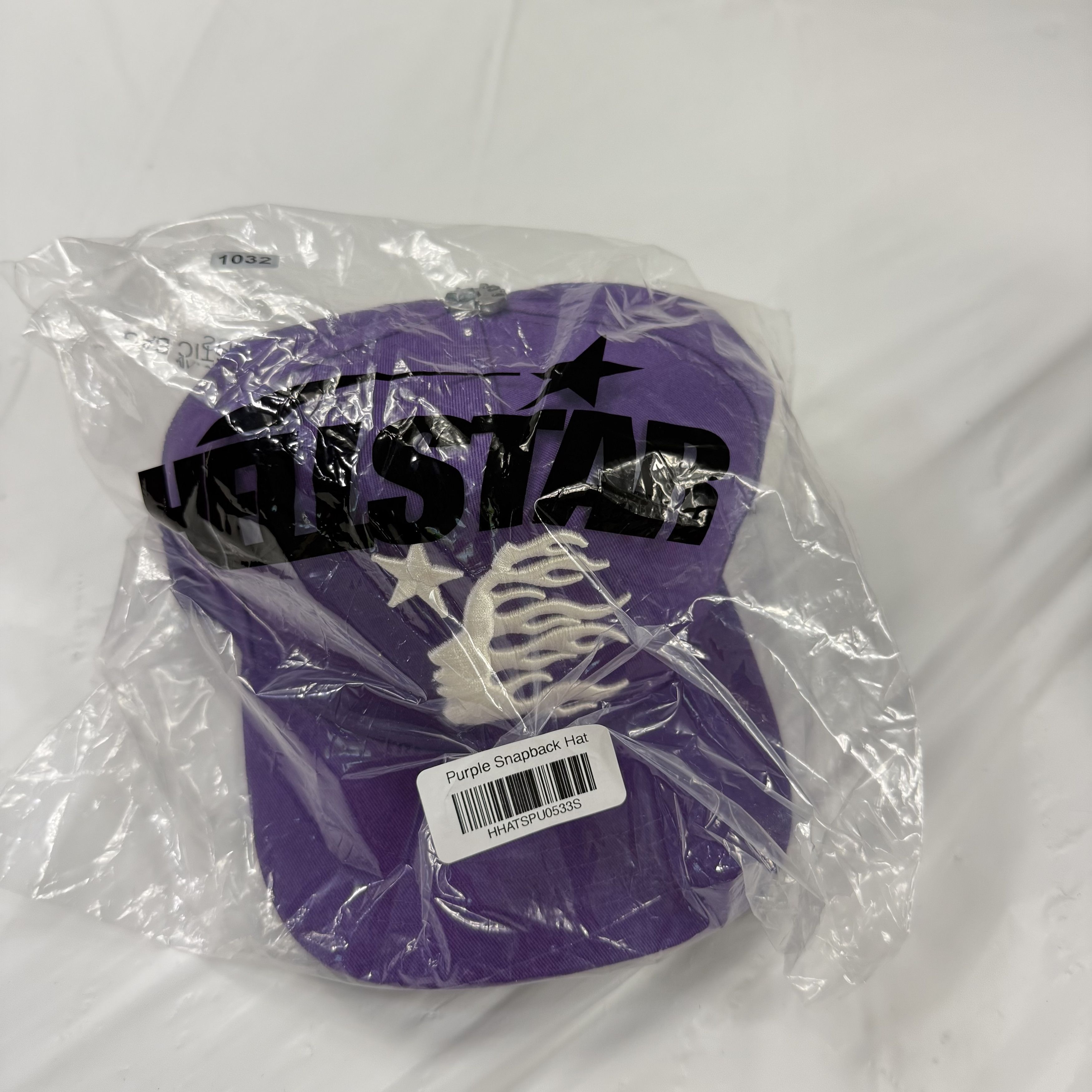HELLSTAR Hellstar Records Purple Flame Head Star Snapback Adjustable Size ONE SIZE - 10 Thumbnail