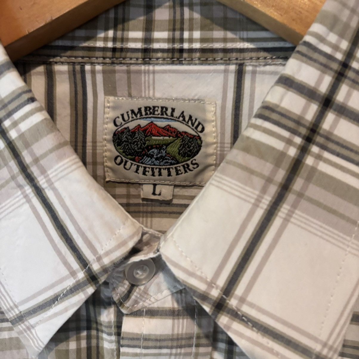 Vintage Sawtooth Pearl Snap Plaid Flannel Shirt Western Cowboy Size US L / EU 52-54 / 3 - 3 Thumbnail