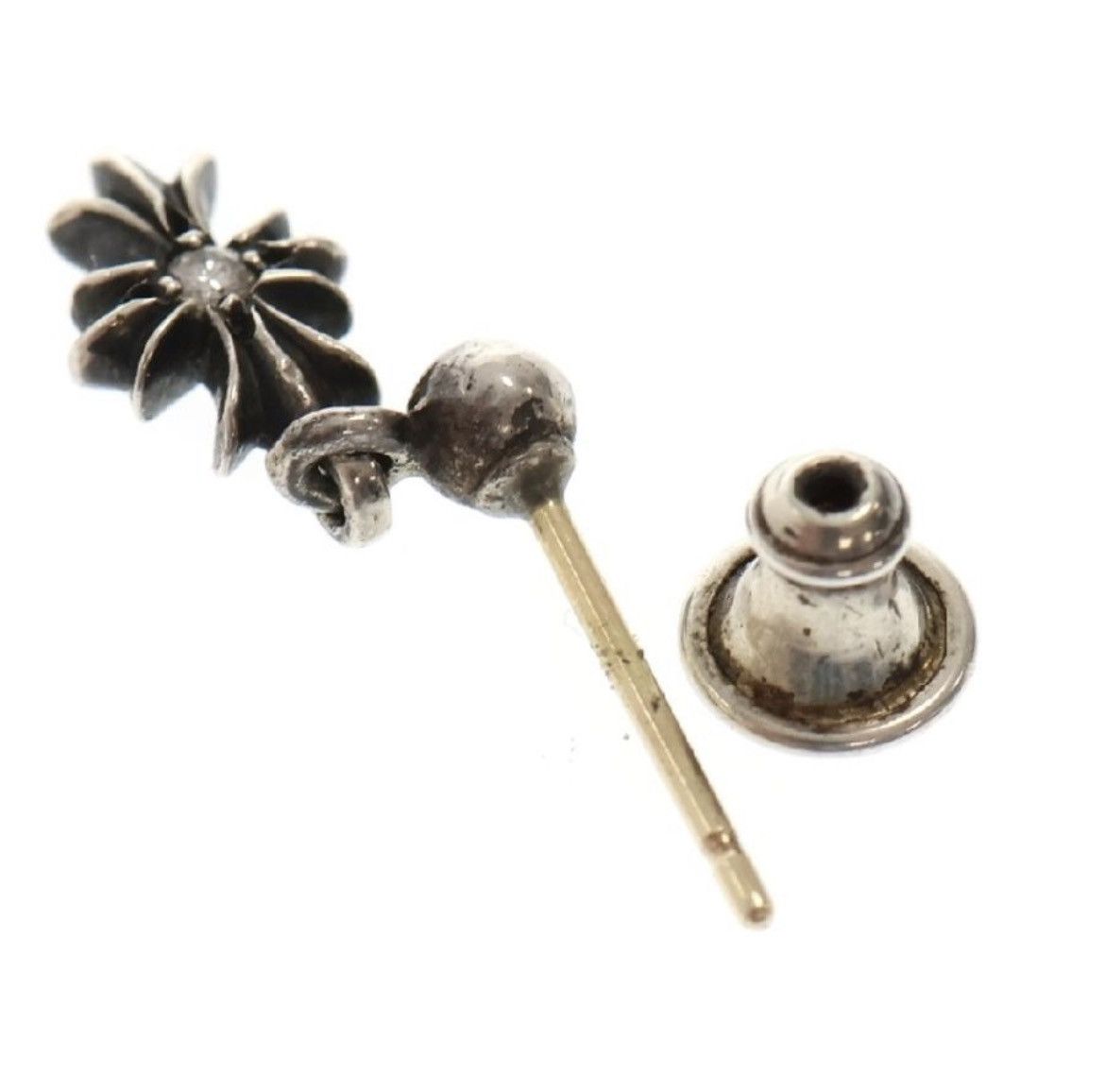 Chrome Hearts chrome hearts tiny Plus drop cross diamond earrings Size ONE SIZE - 6 Thumbnail
