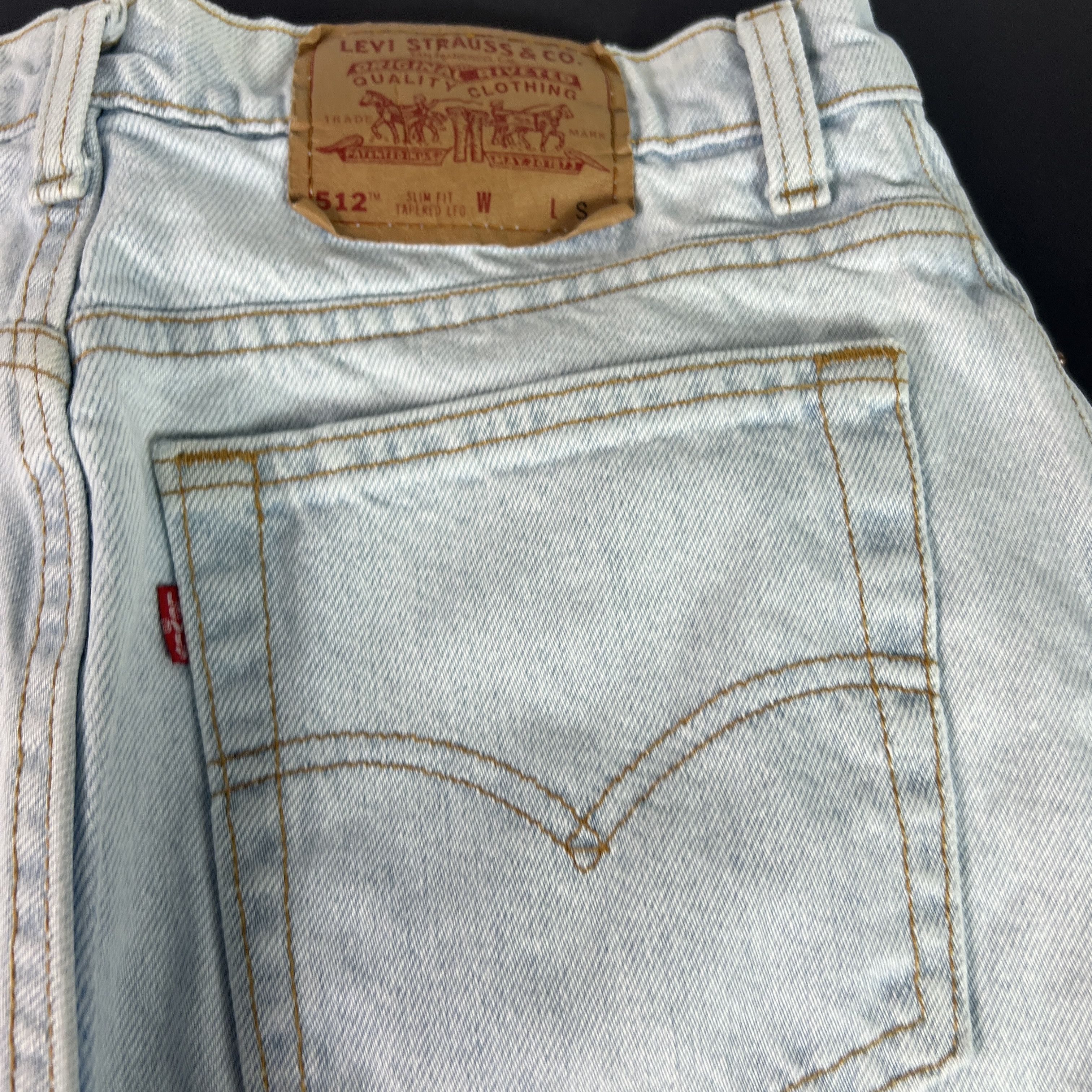 Levi's VTG 90s Levi's Jean 512 Slim Tapered Light Blue Faded Denim Size 30" / US 8 / IT 44 - 16 Thumbnail