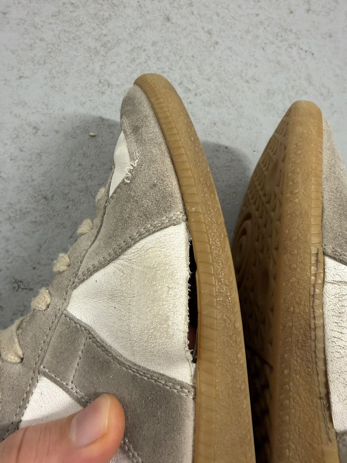 Maison Margiela Maison Margiela Gat Replica Leather Sneakers Size US 10 / IT 40 - 6 Thumbnail