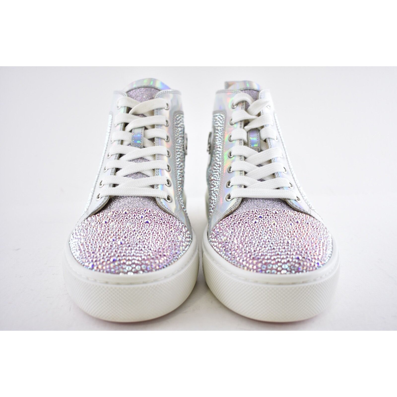 Christian Louboutin Super Louis Strass Flat SD AB Crystal High Top Sneaker 36 Size US 6 / IT 36 - 6 Thumbnail