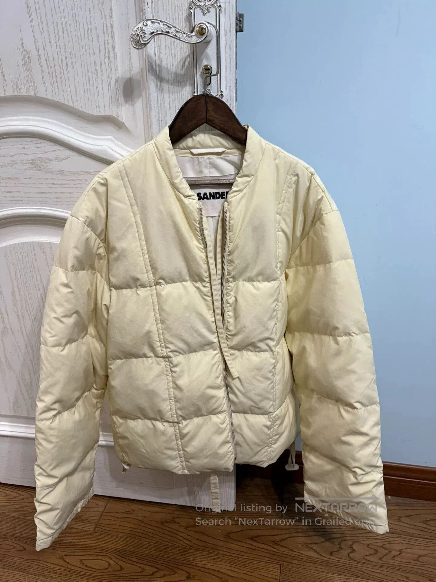 Jil Sander Jil Sander Down Jacket in Cream Color. Size M / US 6-8 / IT 42-44 - 3 Thumbnail