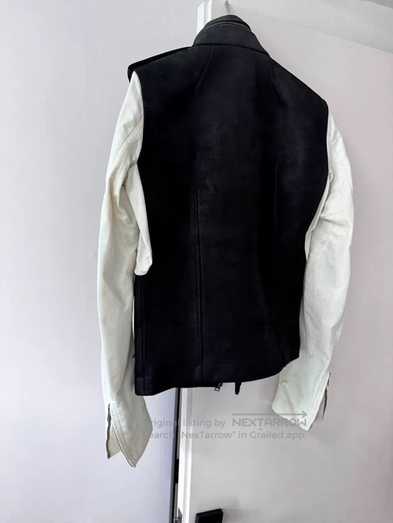 Rick Owens Rick Owens Patchwork sleeved leather jacket Size US S / EU 44-46 / 1 - 7 Thumbnail