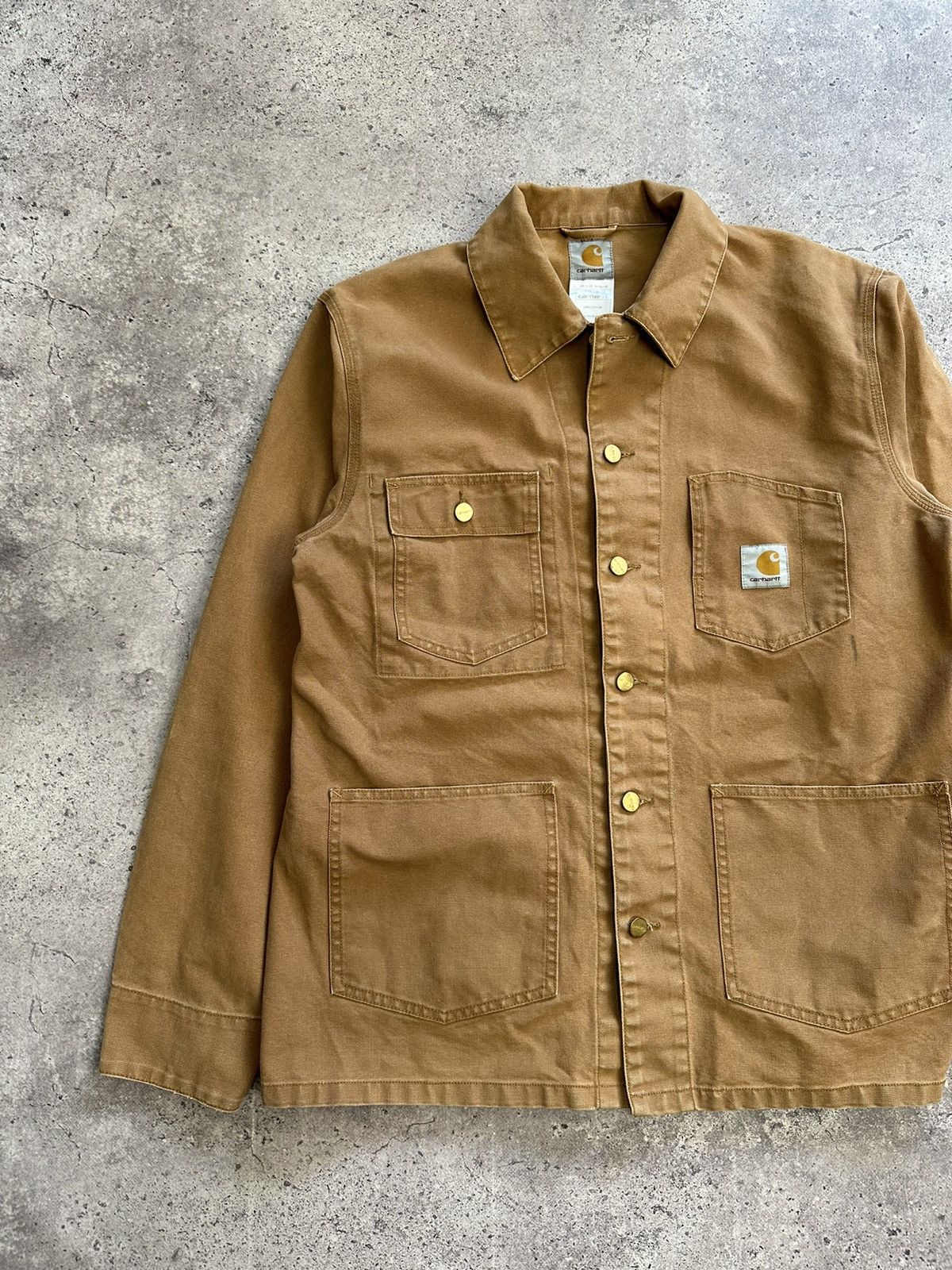 Carhartt Vintage Carhartt OG Chore Jacket Beige Y2K Archival Rare Size US XL / EU 56 / 4 - 3 Thumbnail
