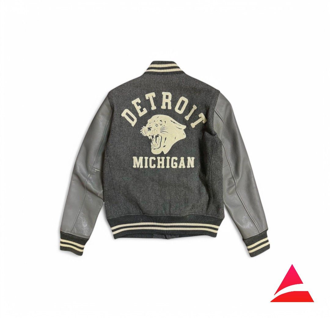 Hysteric Glamour Hysteric Glamour - Detroit Michigan Bomber College Jacket Size US M / EU 48-50 / 2 - 1 Thumbnail