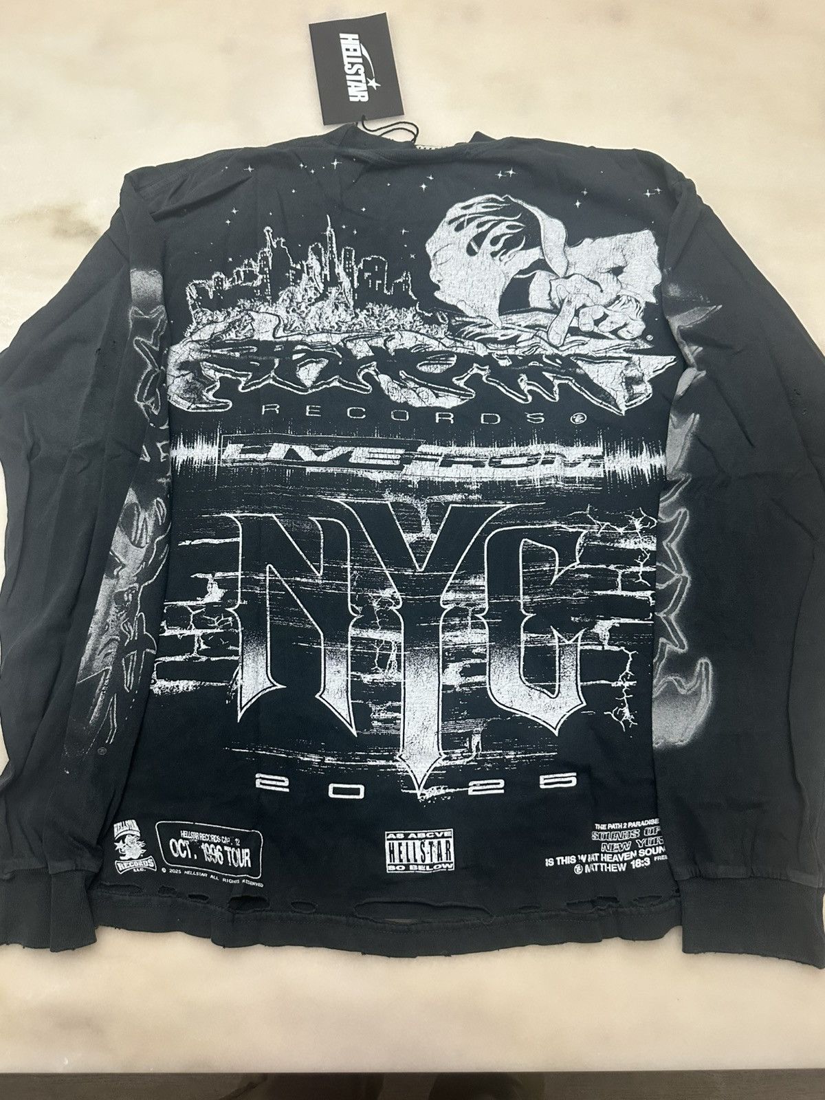 HELLSTAR HELLSTAR LIBERTY RECORDS LONG SLEEVE Size US S / EU 44-46 / 1 - 3 Thumbnail
