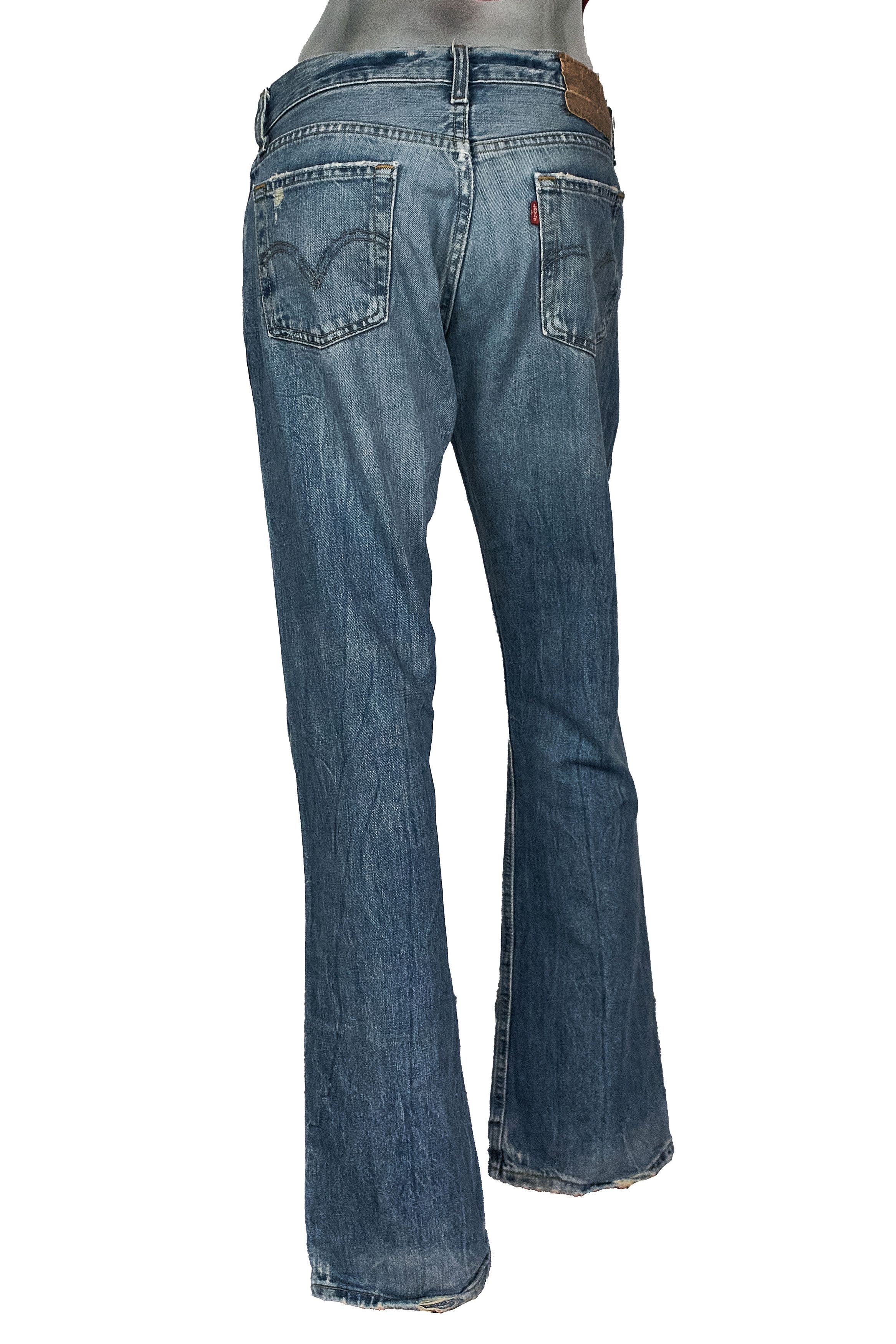 Levi's × Levi's Made & Crafted × Levi's Vintage Clothing Y2K Levis women's vintage flared jeans, Levi's denim Size 30" / US 8 / IT 44 - 4 Thumbnail
