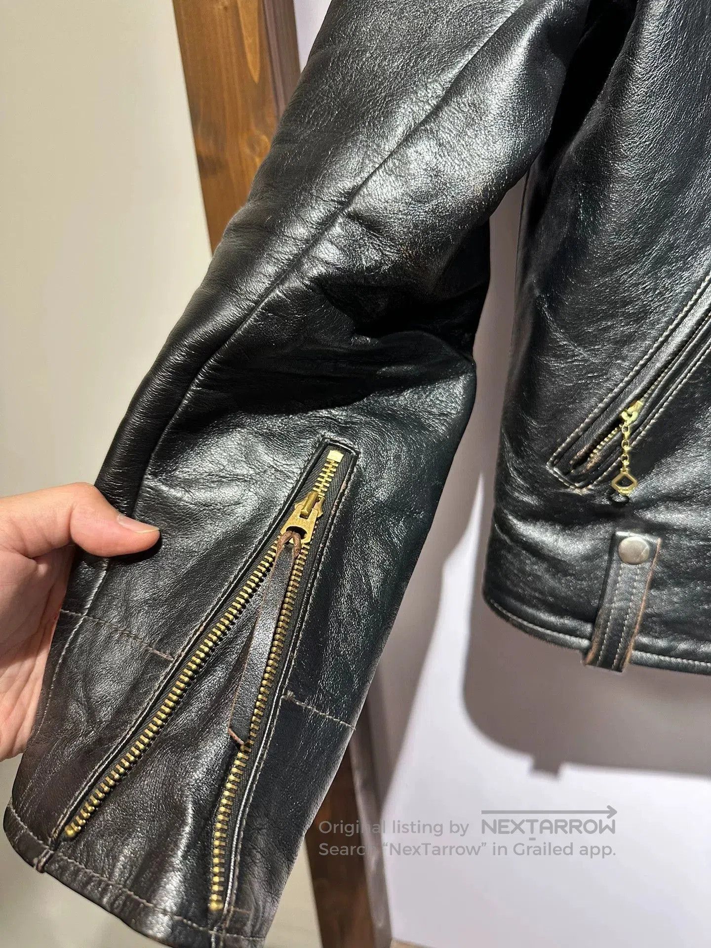 Buco BUCO J-24 Black Leather Motorcycle Jacket. Size US XS / EU 42 / 0 - 5 Thumbnail