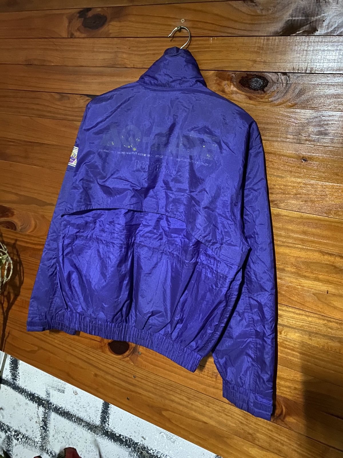 Japanese Brand Vintage NANKAI Motorcycle Racing Jacket Purple Windbreaker Size US L / EU 52-54 / 3 - 17 Thumbnail