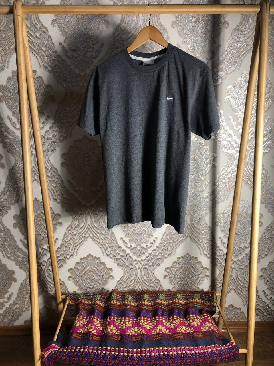 Nike VINTAGE NIKE CLASSIC RETRO T-SHIRT SWOOSH LOGO DRILL Y2K 90s Size US M / EU 48-50 / 2 - 2 Thumbnail