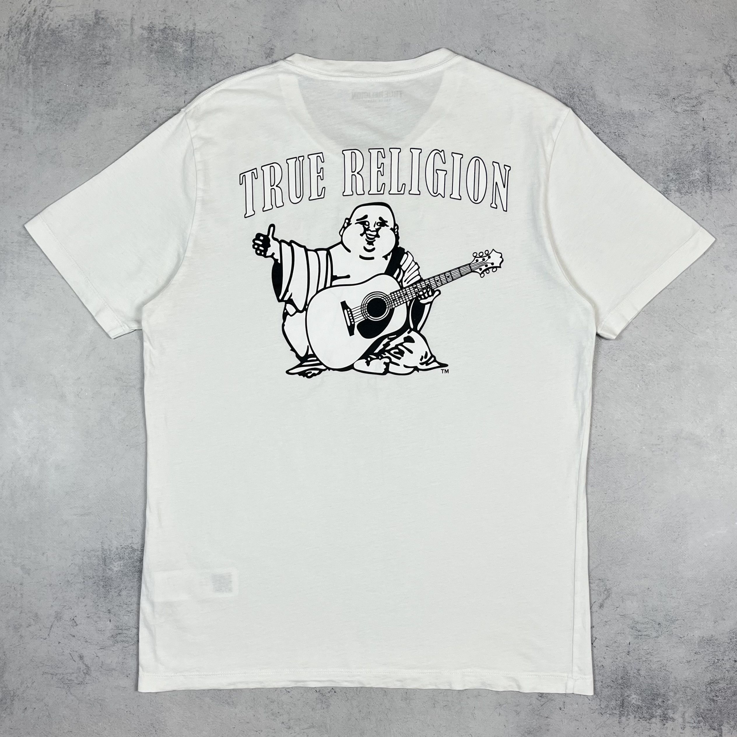 True Religion True Religion Y2K Buddha Big Logo Japanese T Shirt Size US L / EU 52-54 / 3 - 2 Thumbnail