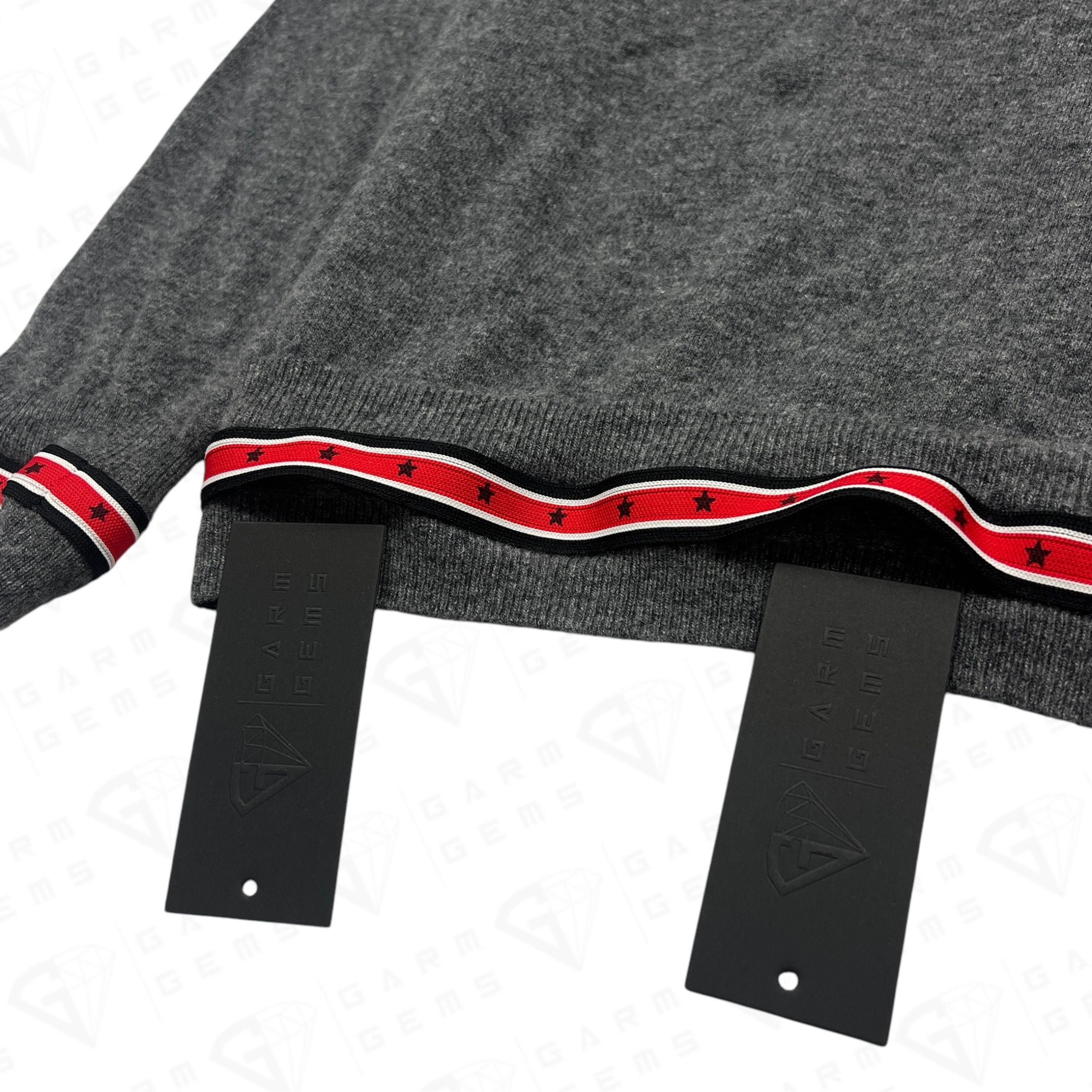 Givenchy Givenchy Leather Patch Star Tape Knit Wool Jumper Size US XL / EU 56 / 4 - 5 Thumbnail