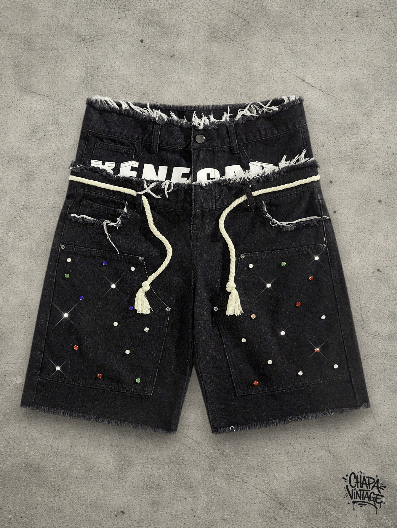 Jean Double waistband shorts Size US 32 / EU 48 - 1 Thumbnail
