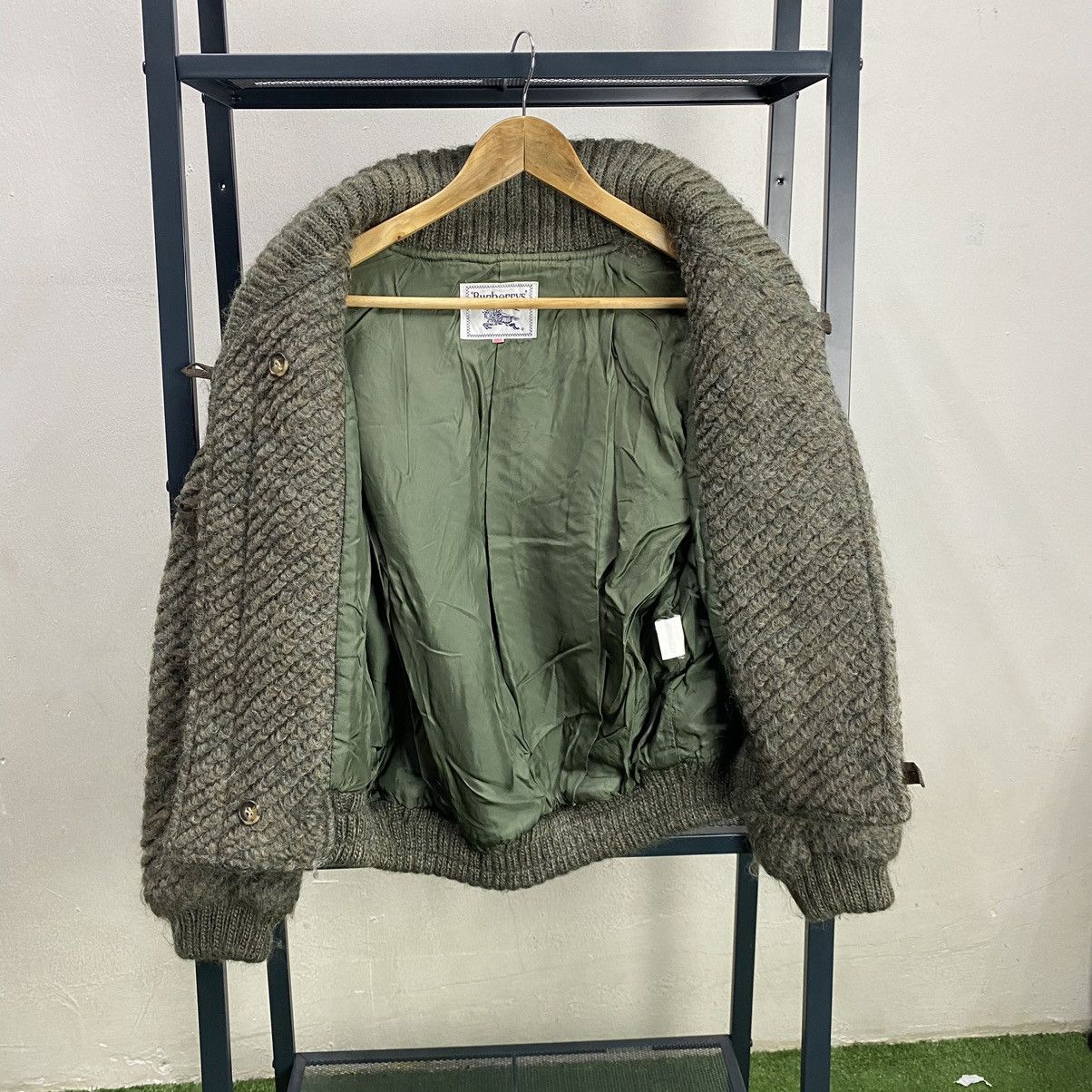 Burberry × Vintage Vintage Burberrys Prorsum Rope Wool Coat Jackets Size US XS / EU 42 / 0 - 3 Thumbnail
