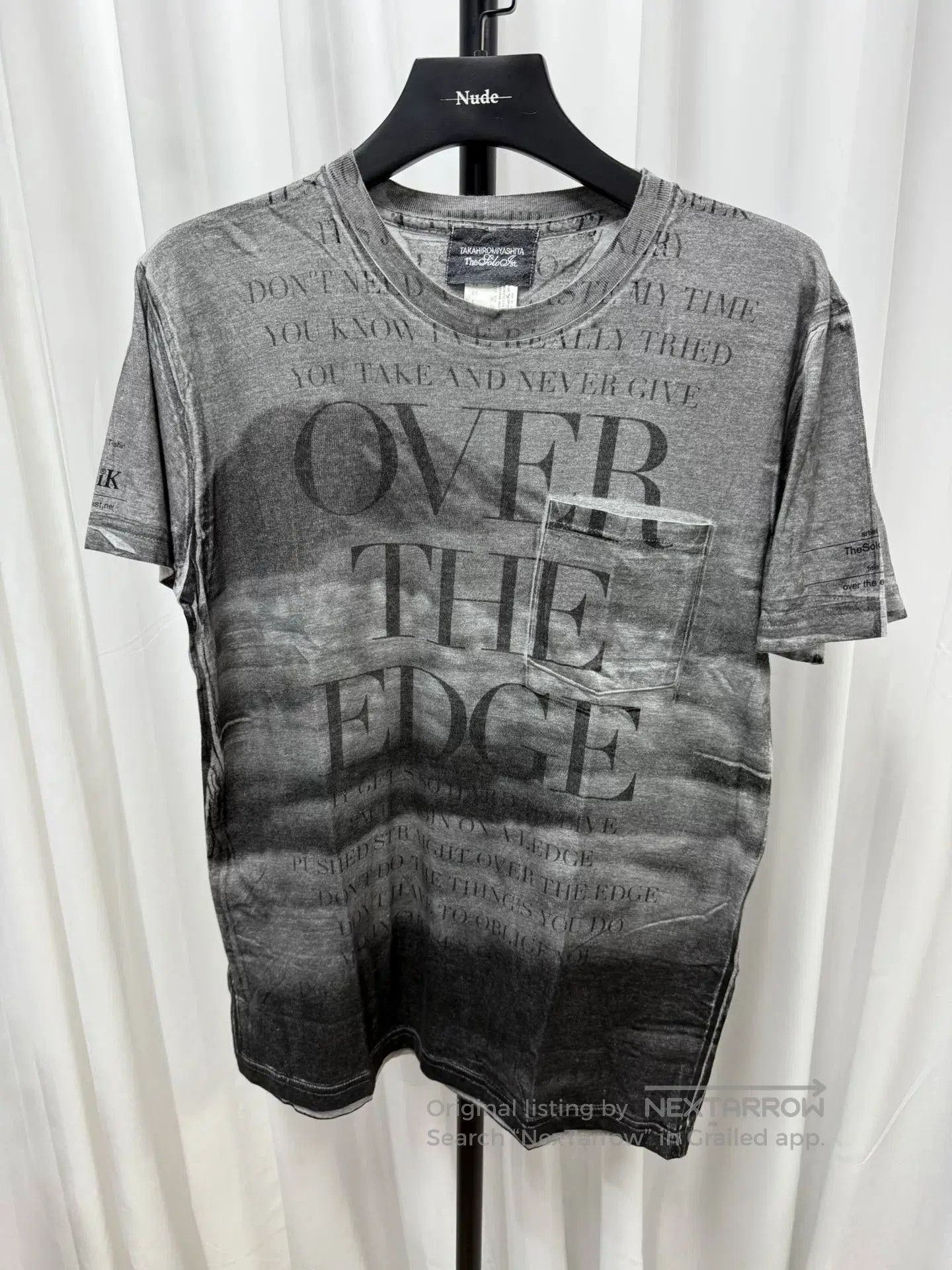 Comme des Garcons Homme Plus over the edge graphic short sleeve shirt. Size US M / EU 48-50 / 2 - 1 Thumbnail